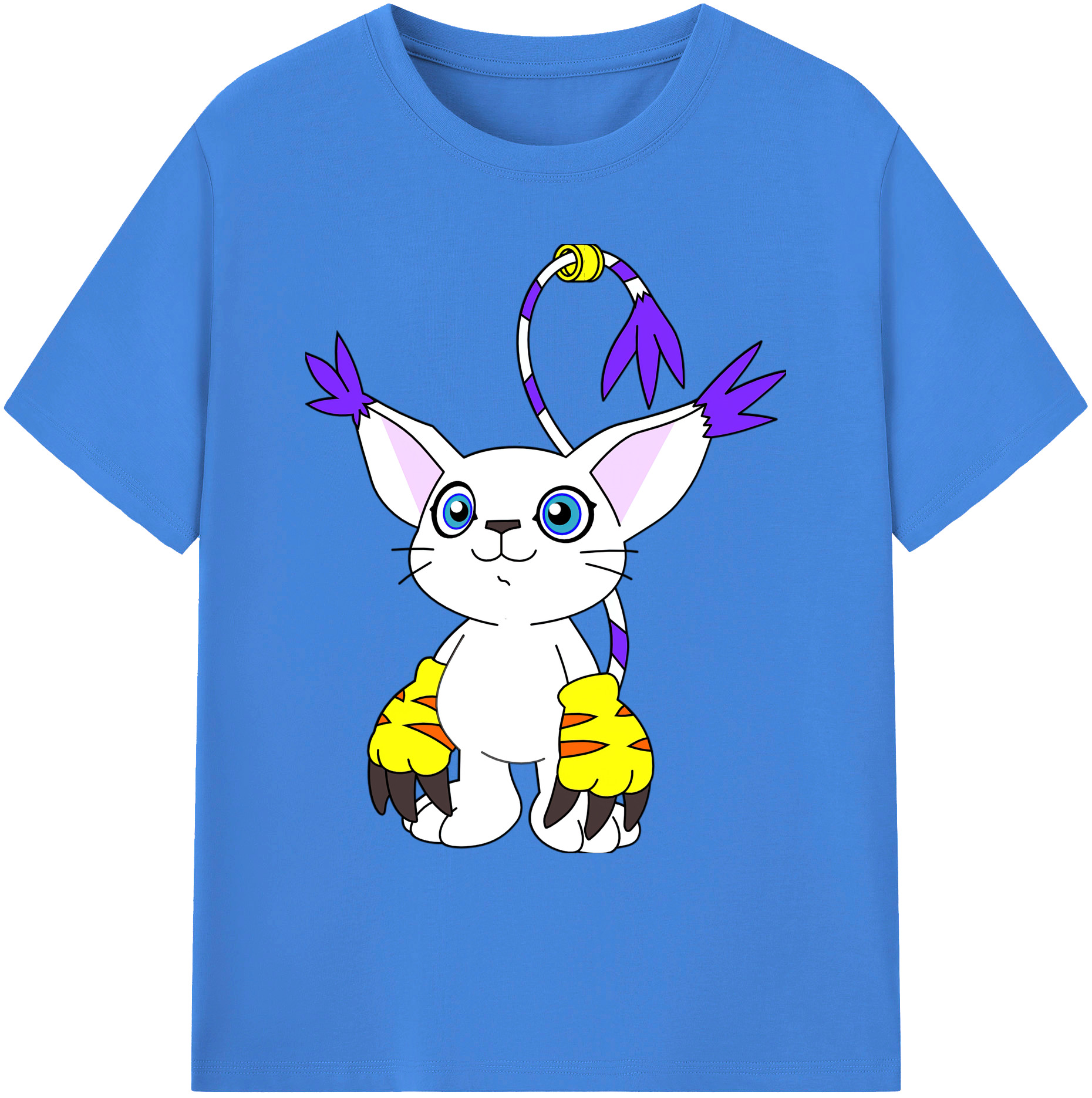 （画像用） Digimon デジタルモンスター/デジモン 綿100％ メンズ半袖Tシャツ｜肌触りやわらか＆通気性