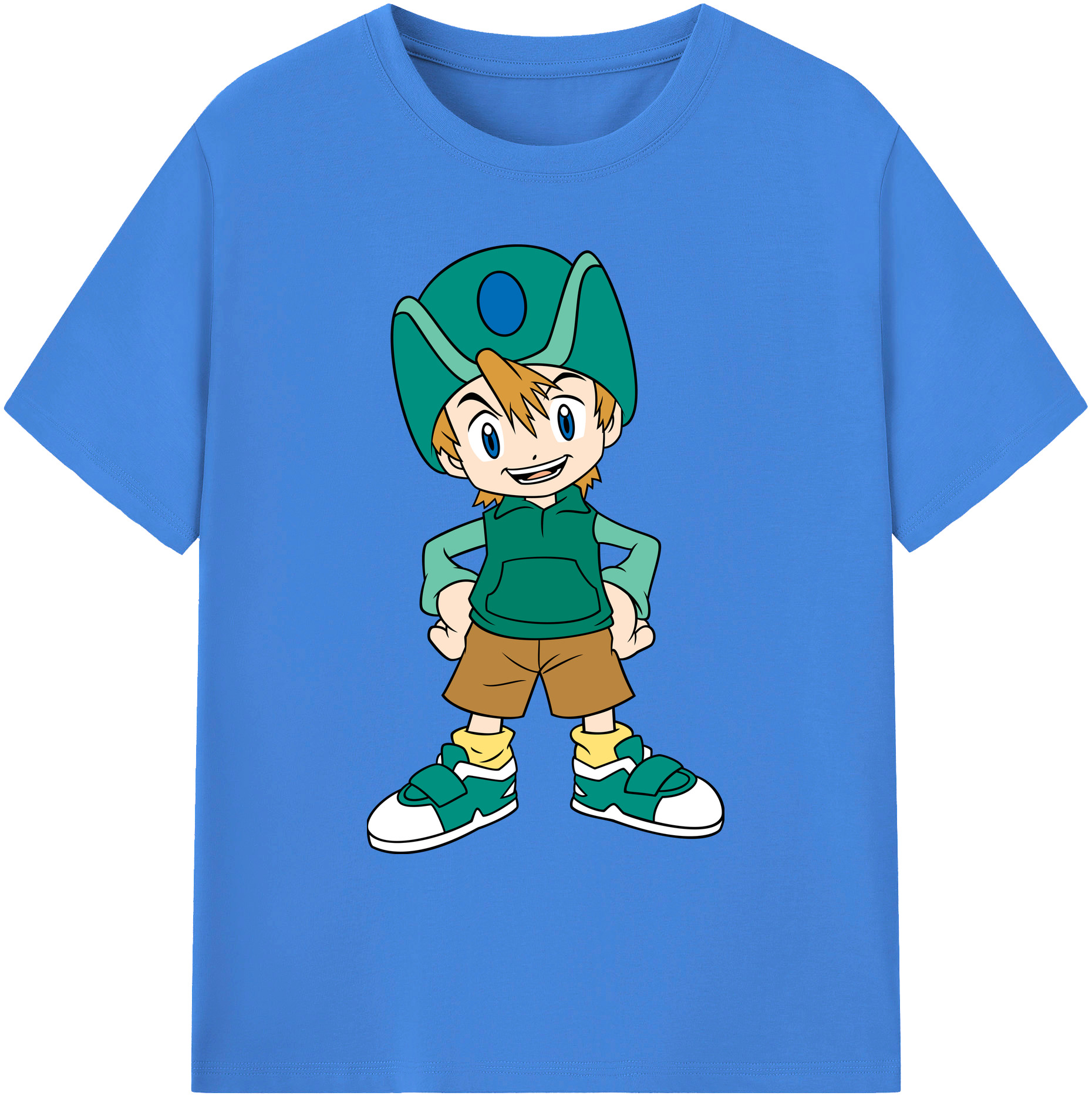 （画像用） Digimon デジタルモンスター/デジモン 綿100％ メンズ半袖Tシャツ｜肌触りやわらか＆通気性