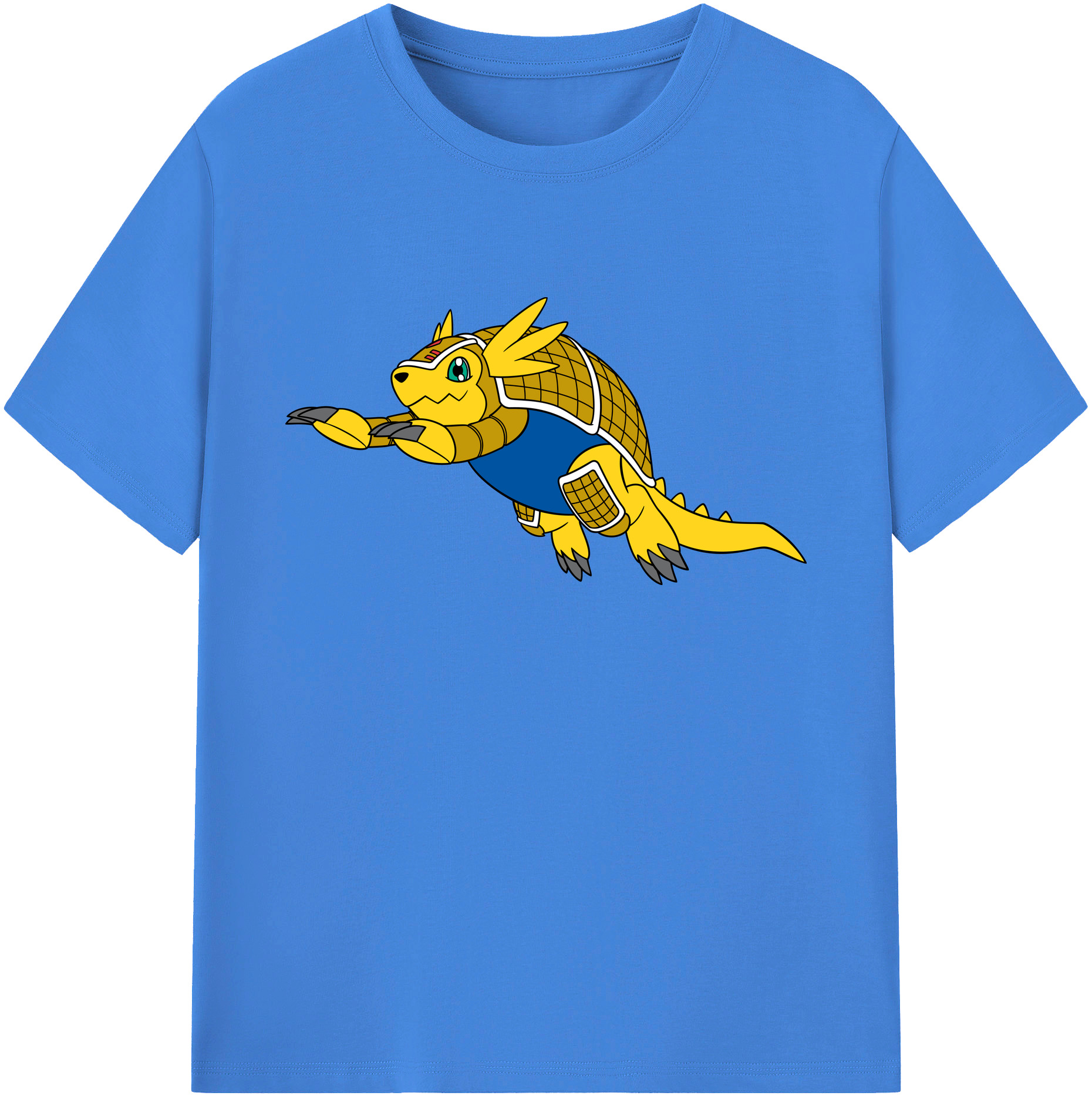 （画像用） Digimon デジタルモンスター/デジモン 綿100％ メンズ半袖Tシャツ｜肌触りやわらか＆通気性