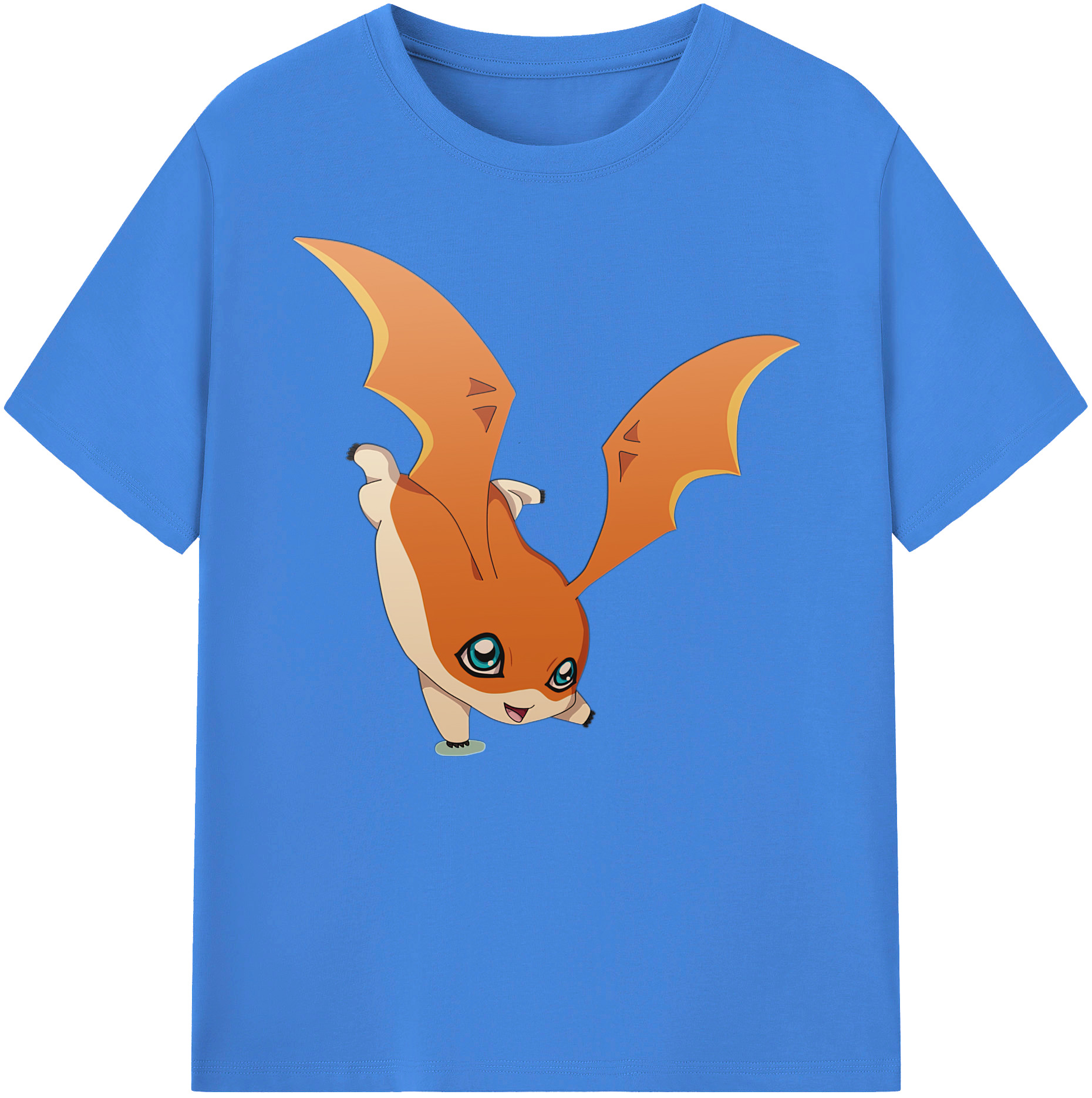 （画像用） Digimon デジタルモンスター/デジモン 綿100％ メンズ半袖Tシャツ｜肌触りやわらか＆通気性