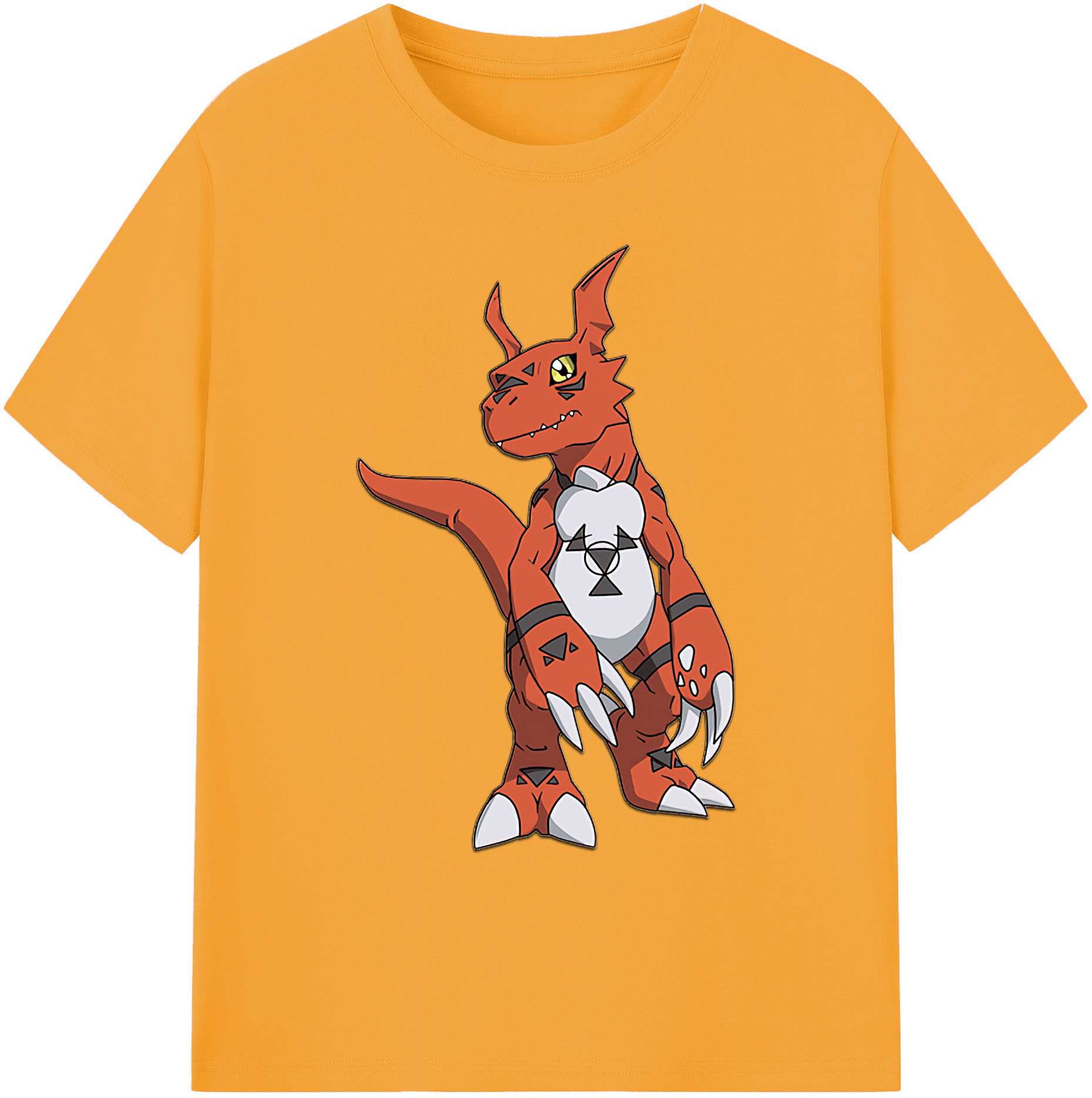 （画像用） Digimon デジタルモンスター/デジモン 綿100％ メンズ半袖Tシャツ｜肌触りやわらか＆通気性