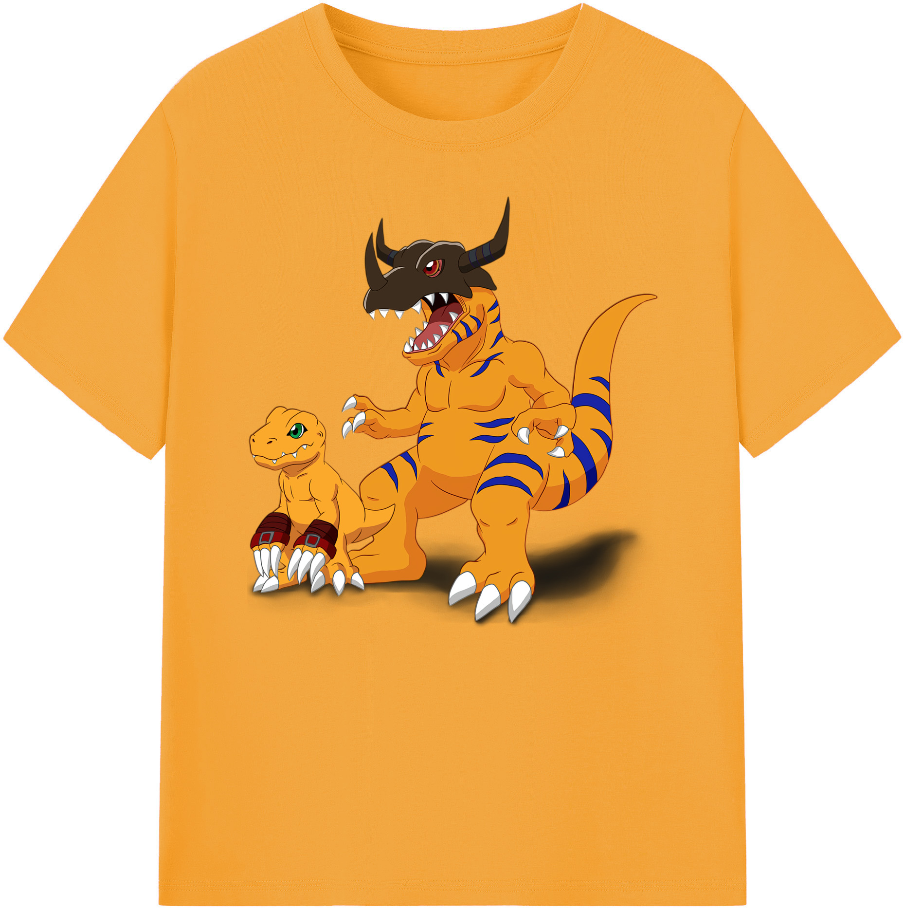 （画像用） Digimon デジタルモンスター/デジモン 綿100％ メンズ半袖Tシャツ｜肌触りやわらか＆通気性
