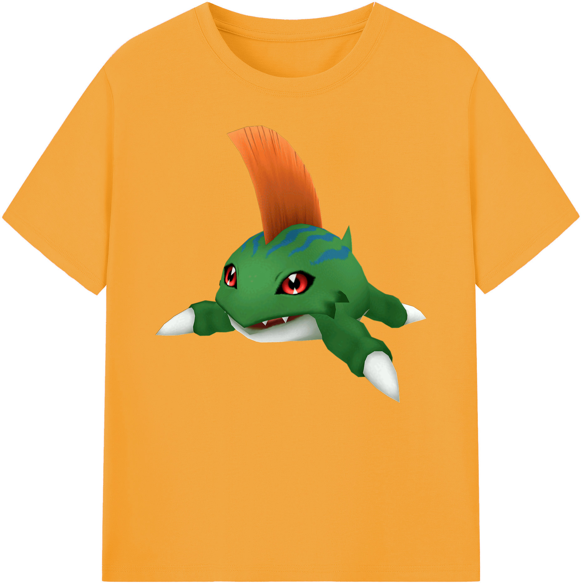 （画像用） Digimon デジタルモンスター/デジモン 綿100％ メンズ半袖Tシャツ｜肌触りやわらか＆通気性