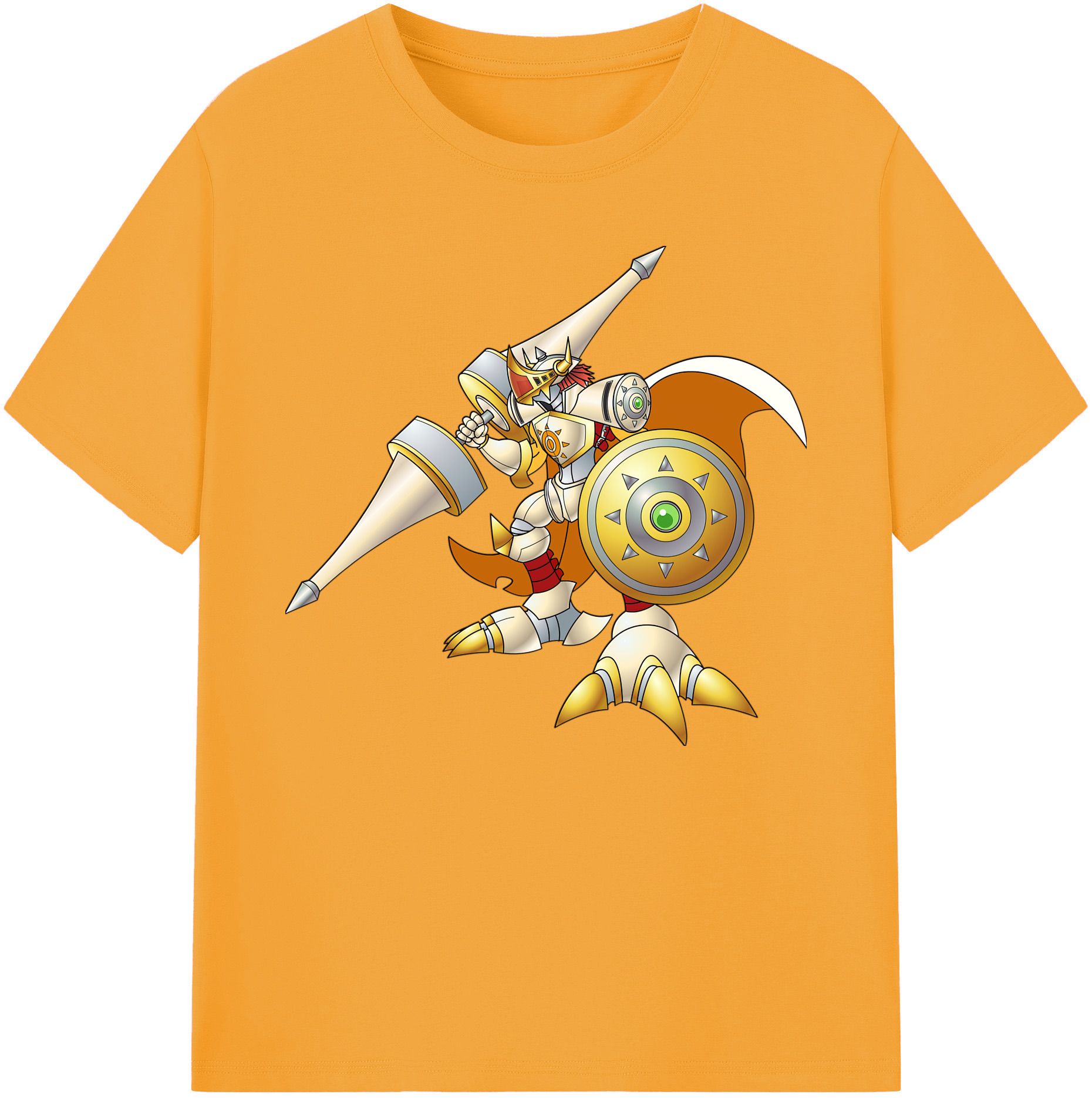 （画像用） Digimon デジタルモンスター/デジモン 綿100％ メンズ半袖Tシャツ｜肌触りやわらか＆通気性