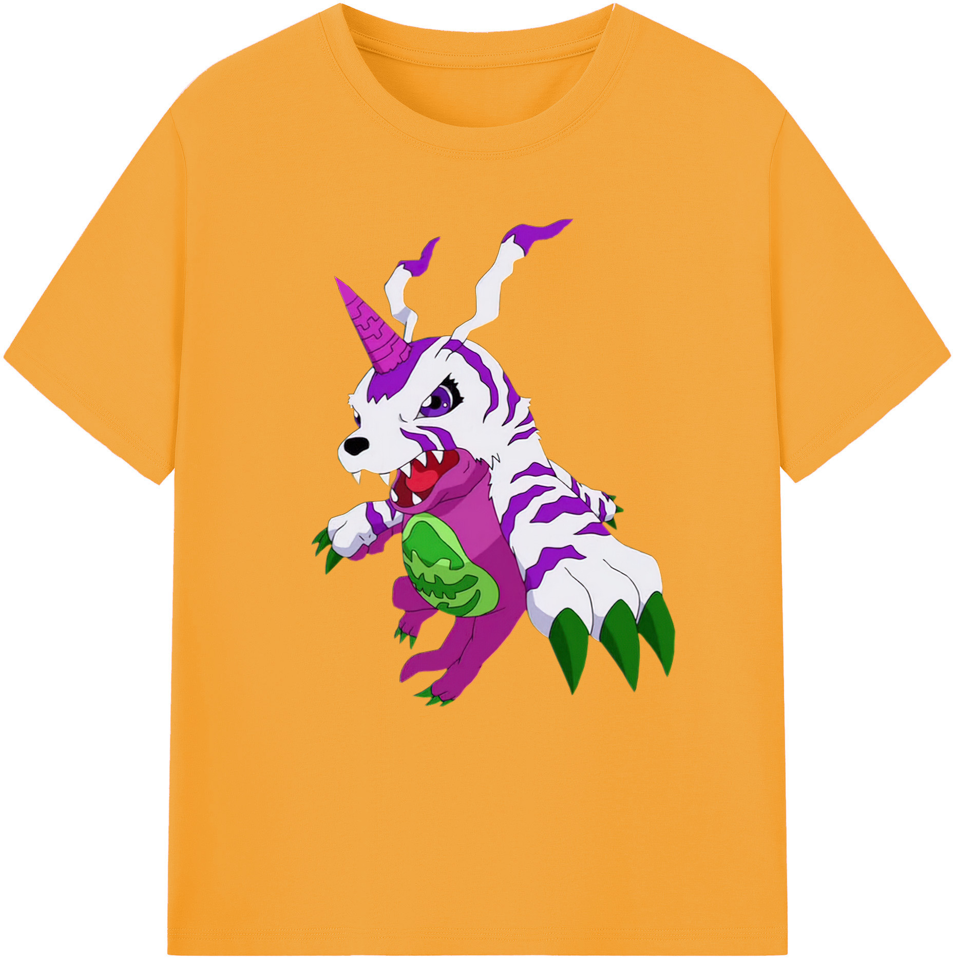 （画像用） Digimon デジタルモンスター/デジモン 綿100％ メンズ半袖Tシャツ｜肌触りやわらか＆通気性