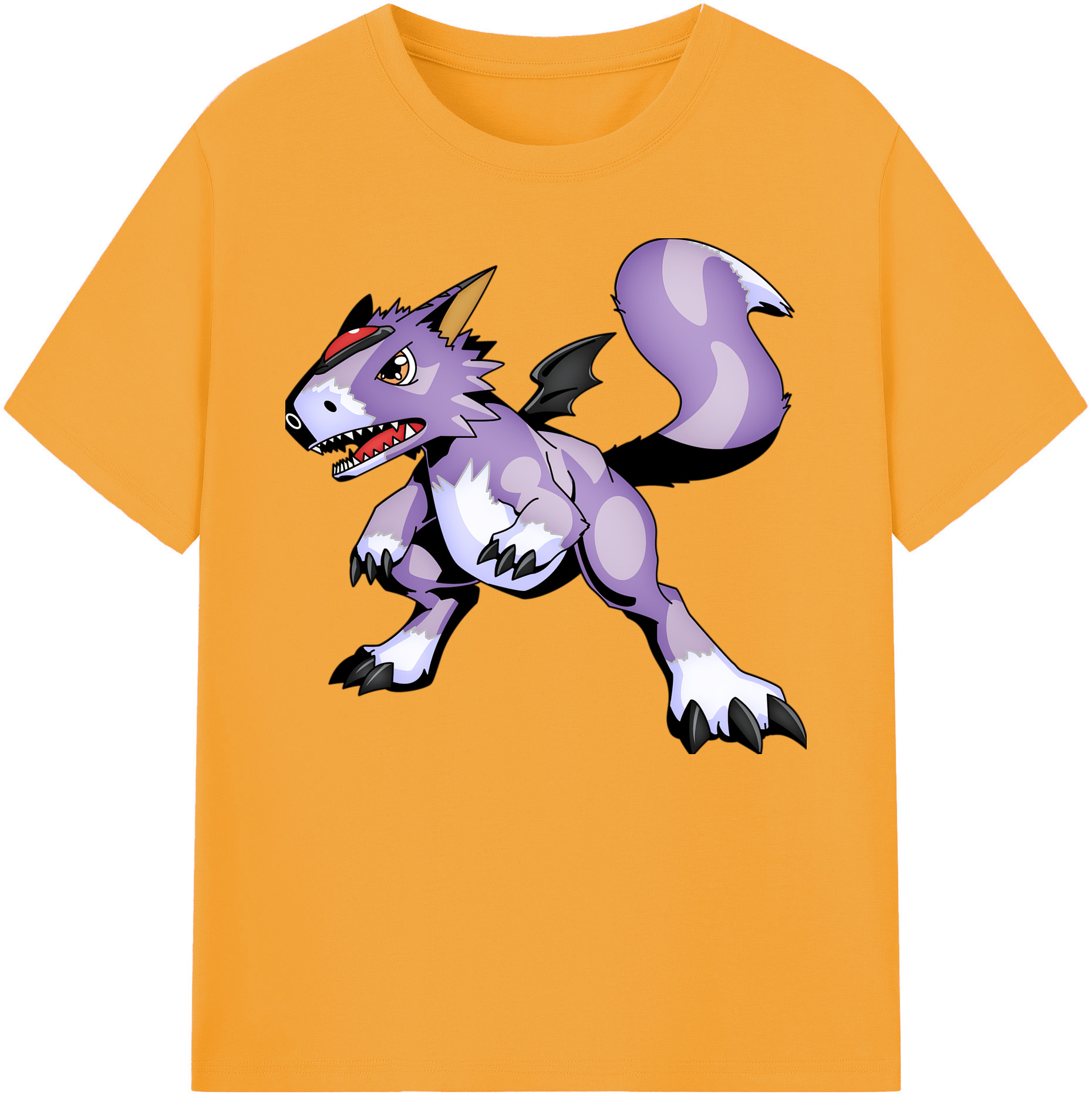（画像用） Digimon デジタルモンスター/デジモン 綿100％ メンズ半袖Tシャツ｜肌触りやわらか＆通気性