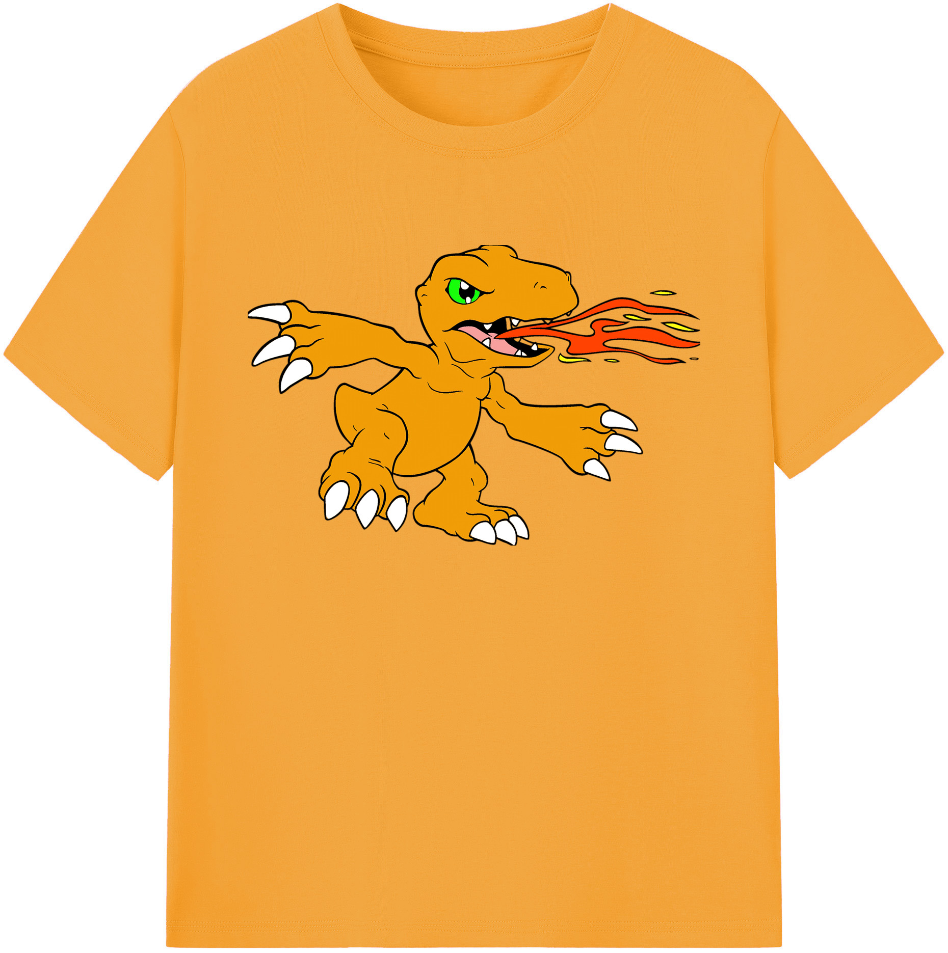 （画像用） Digimon デジタルモンスター/デジモン 綿100％ メンズ半袖Tシャツ｜肌触りやわらか＆通気性