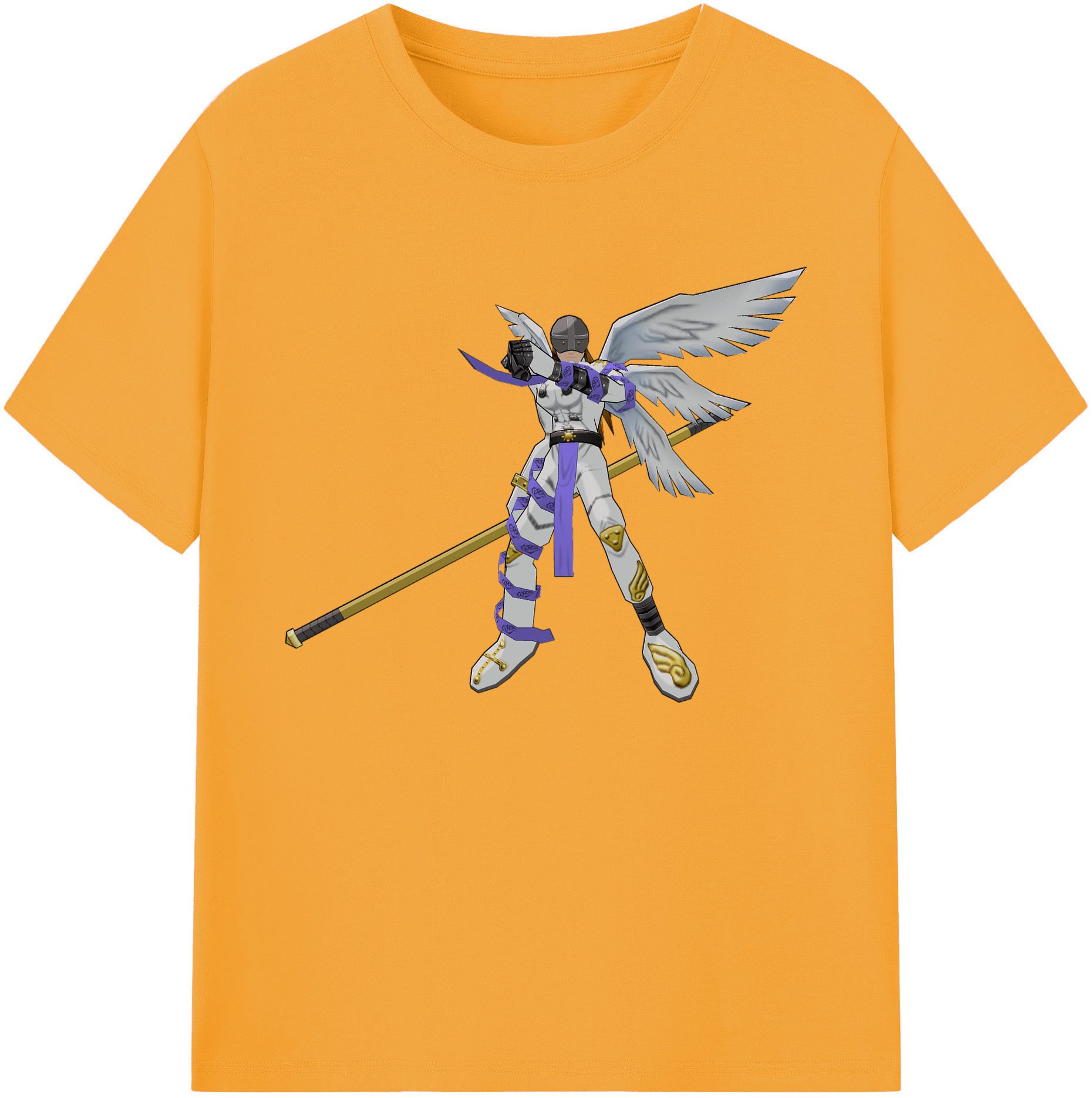 （画像用） Digimon デジタルモンスター/デジモン 綿100％ メンズ半袖Tシャツ｜肌触りやわらか＆通気性