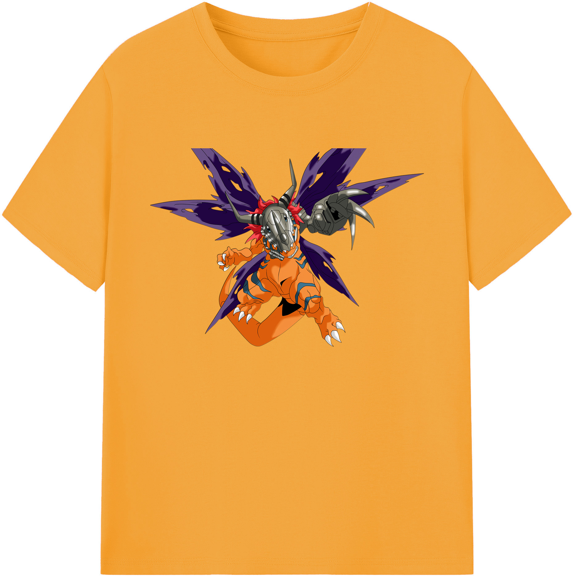 （画像用） Digimon デジタルモンスター/デジモン 綿100％ メンズ半袖Tシャツ｜肌触りやわらか＆通気性