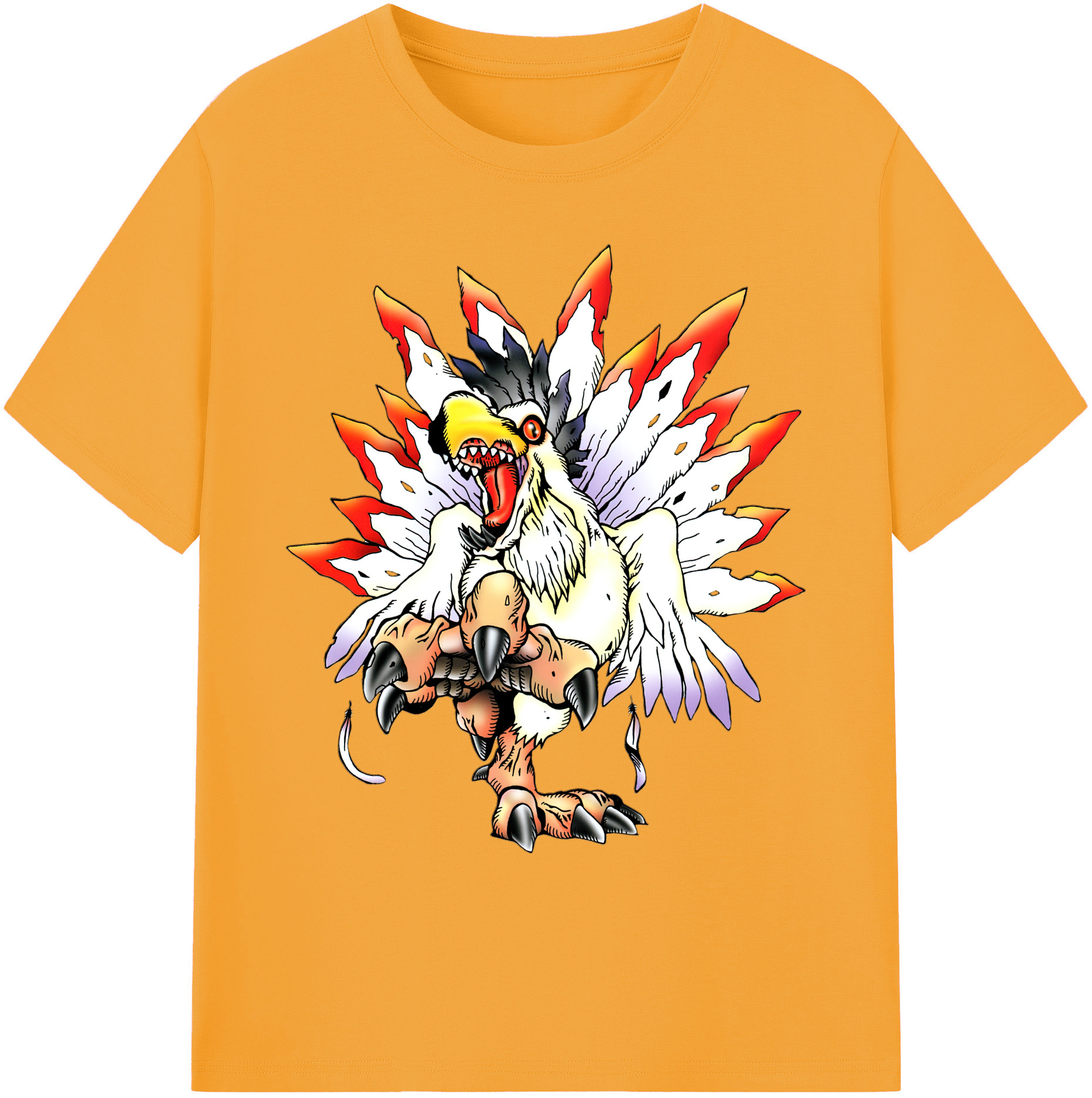 （画像用） Digimon デジタルモンスター/デジモン 綿100％ メンズ半袖Tシャツ｜肌触りやわらか＆通気性