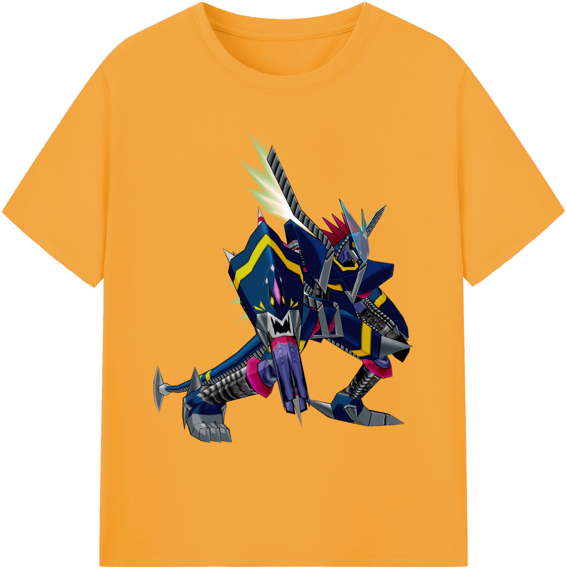 （画像用） Digimon デジタルモンスター/デジモン 綿100％ メンズ半袖Tシャツ｜肌触りやわらか＆通気性