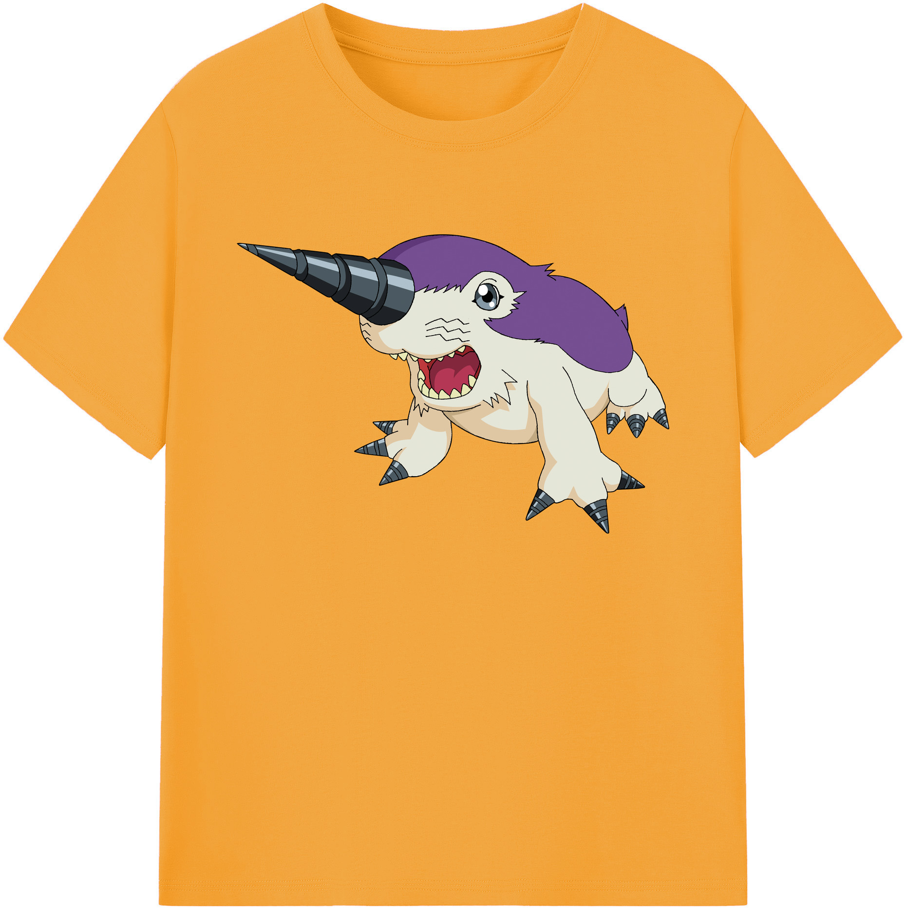 （画像用） Digimon デジタルモンスター/デジモン 綿100％ メンズ半袖Tシャツ｜肌触りやわらか＆通気性