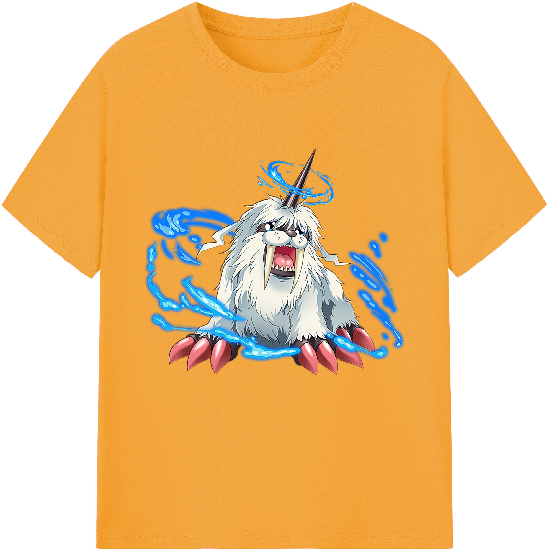 （画像用） Digimon デジタルモンスター/デジモン 綿100％ メンズ半袖Tシャツ｜肌触りやわらか＆通気性