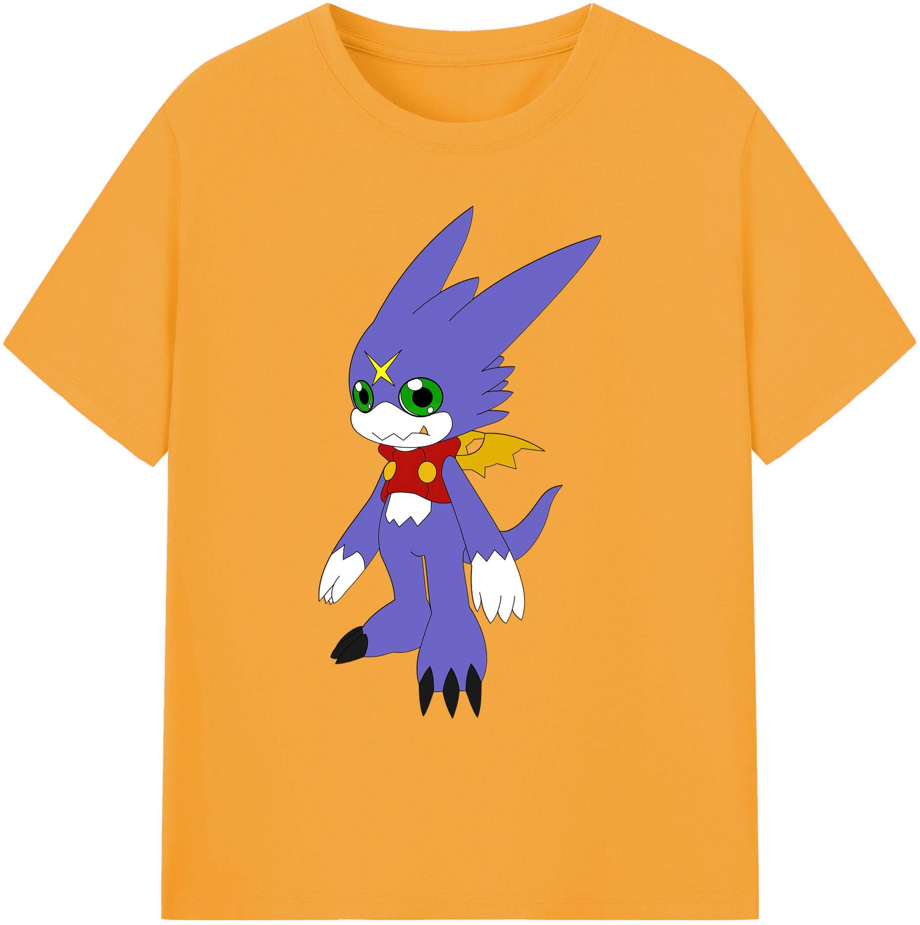 （画像用） Digimon デジタルモンスター/デジモン 綿100％ メンズ半袖Tシャツ｜肌触りやわらか＆通気性