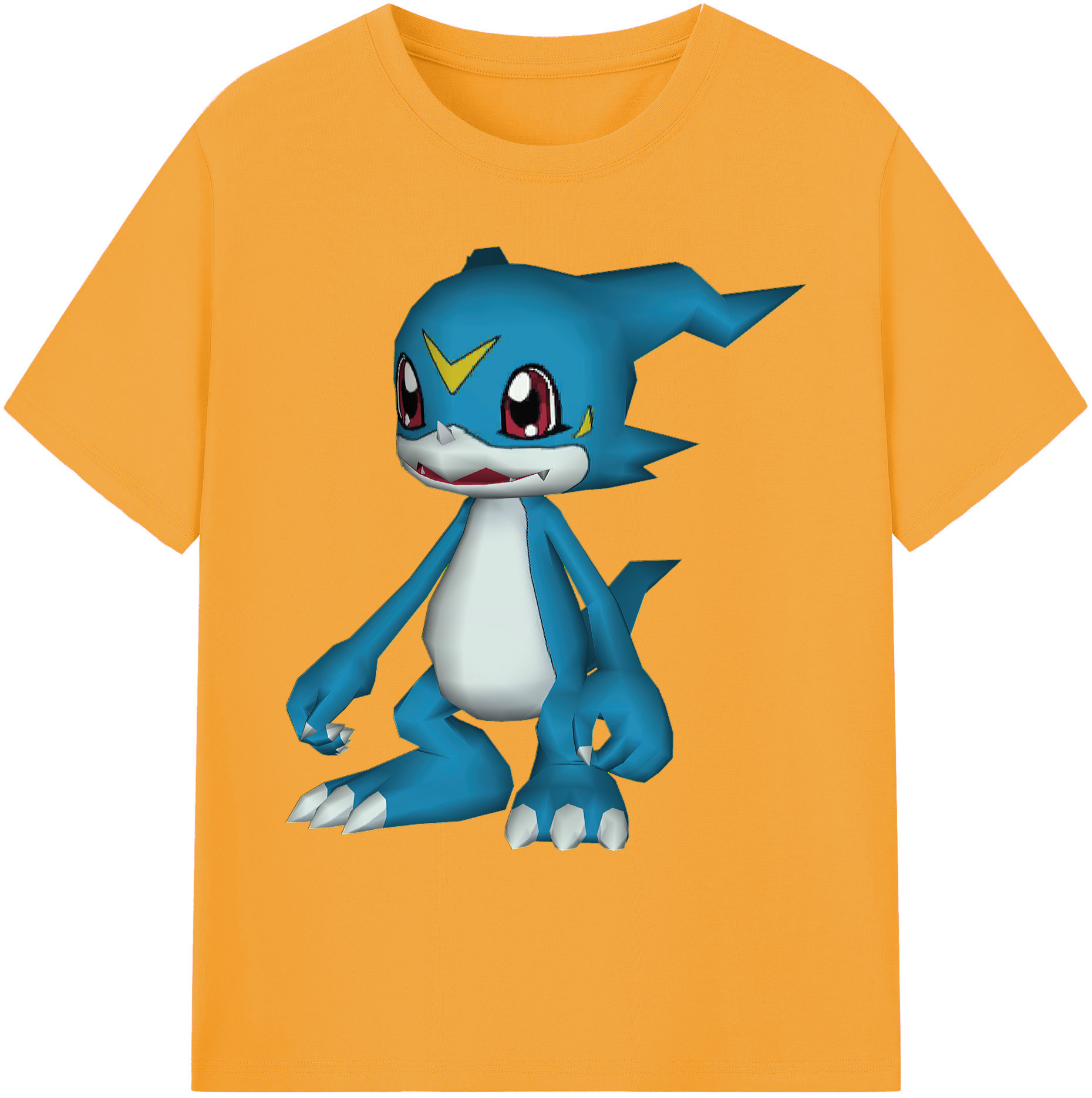 （画像用） Digimon デジタルモンスター/デジモン 綿100％ メンズ半袖Tシャツ｜肌触りやわらか＆通気性