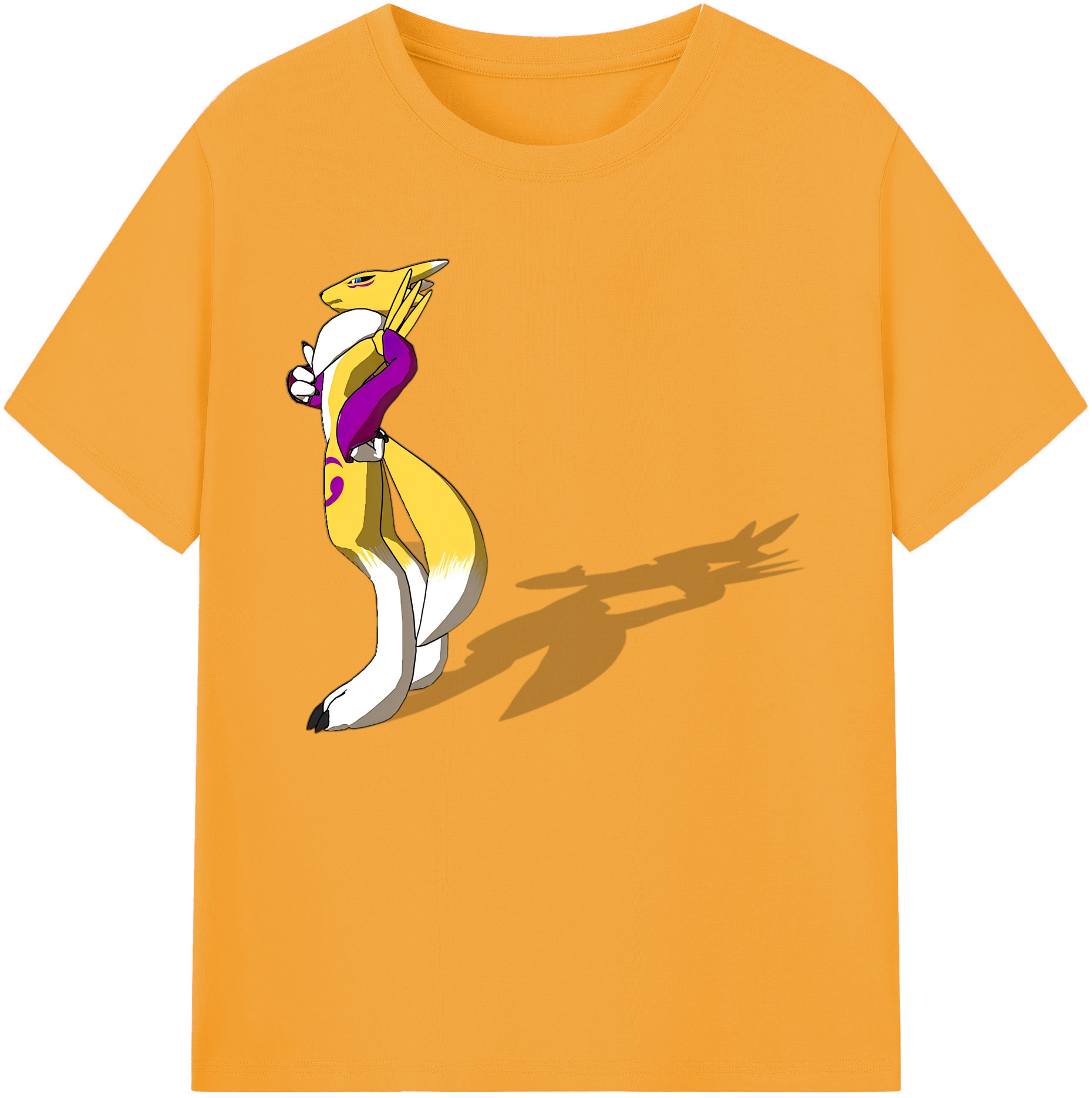 （画像用） Digimon デジタルモンスター/デジモン 綿100％ メンズ半袖Tシャツ｜肌触りやわらか＆通気性
