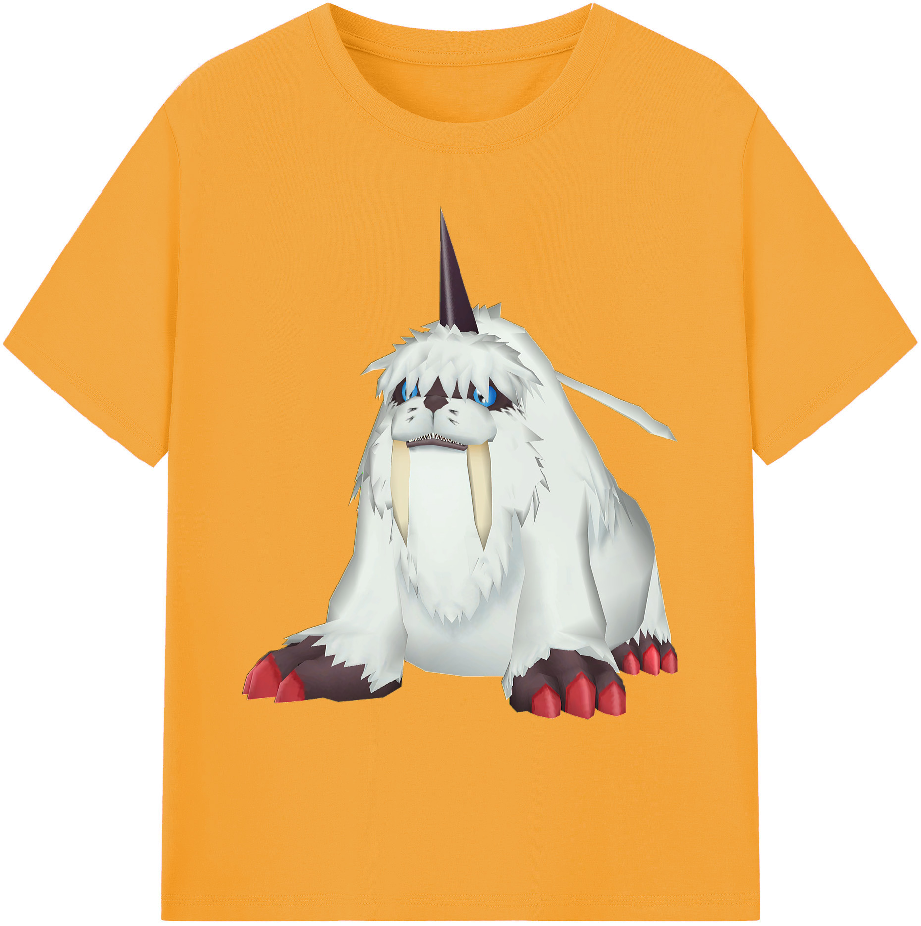 （画像用） Digimon デジタルモンスター/デジモン 綿100％ メンズ半袖Tシャツ｜肌触りやわらか＆通気性