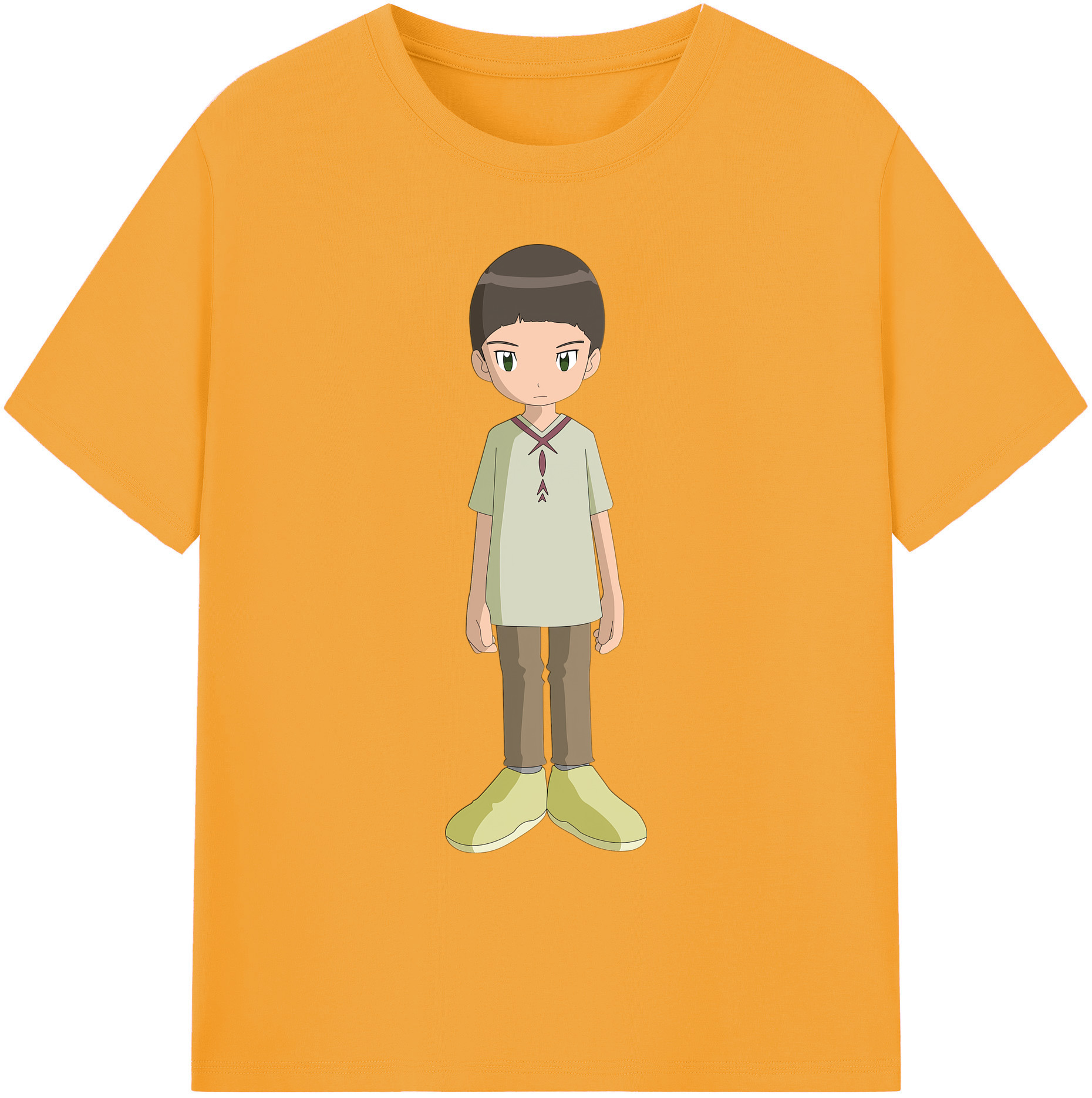 （画像用） Digimon デジタルモンスター/デジモン 綿100％ メンズ半袖Tシャツ｜肌触りやわらか＆通気性