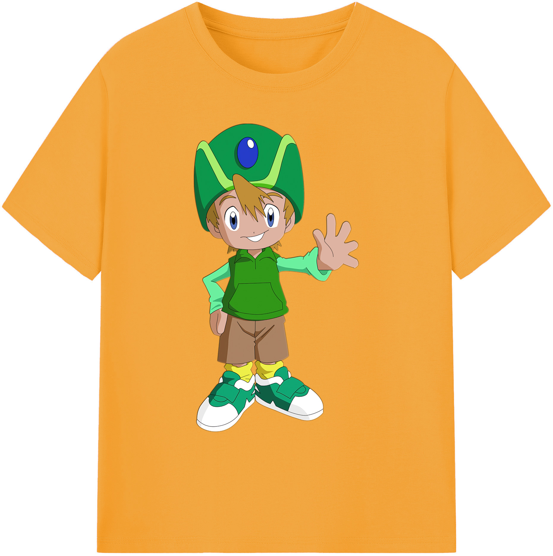 （画像用） Digimon デジタルモンスター/デジモン 綿100％ メンズ半袖Tシャツ｜肌触りやわらか＆通気性