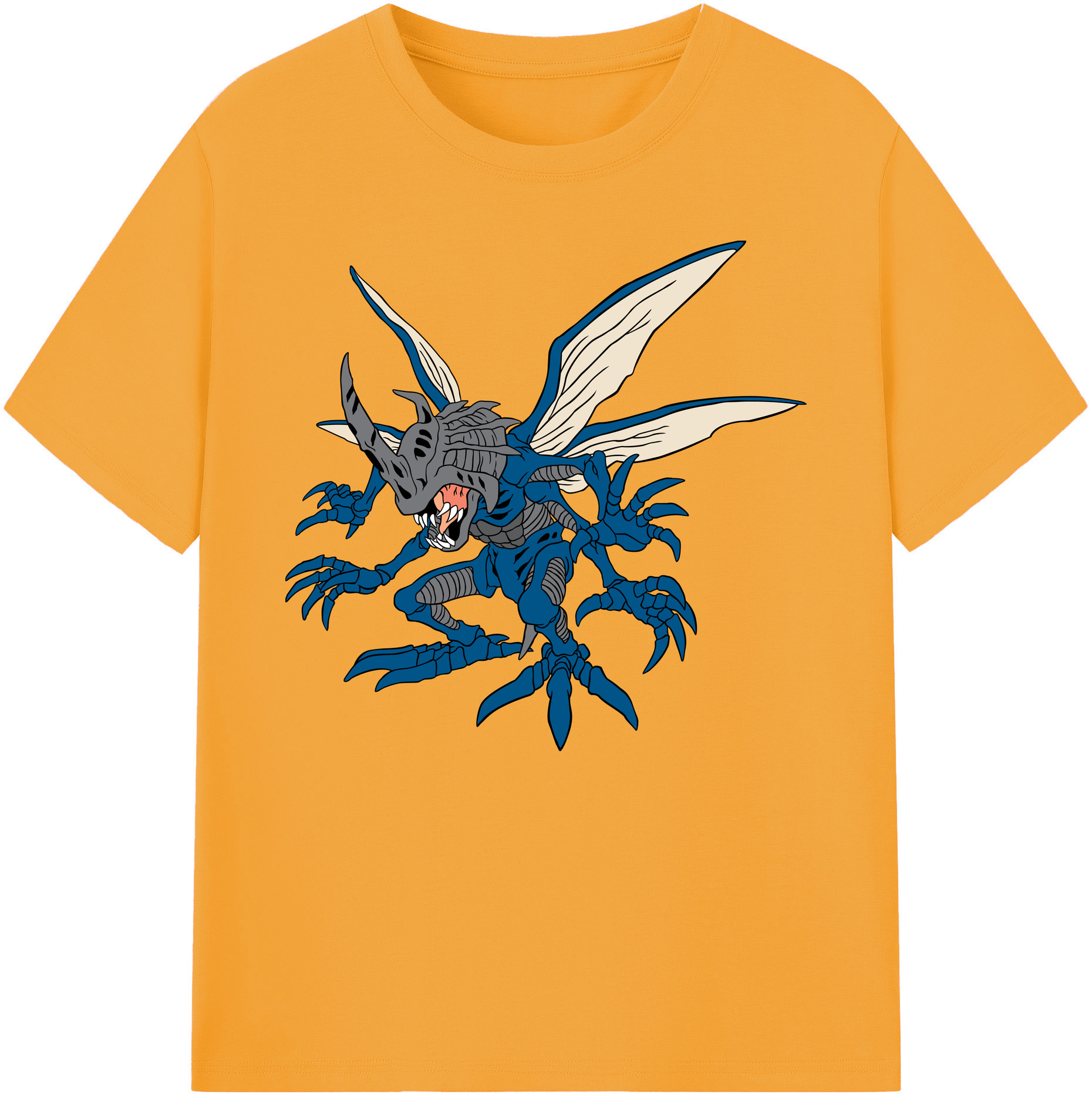（画像用） Digimon デジタルモンスター/デジモン 綿100％ メンズ半袖Tシャツ｜肌触りやわらか＆通気性