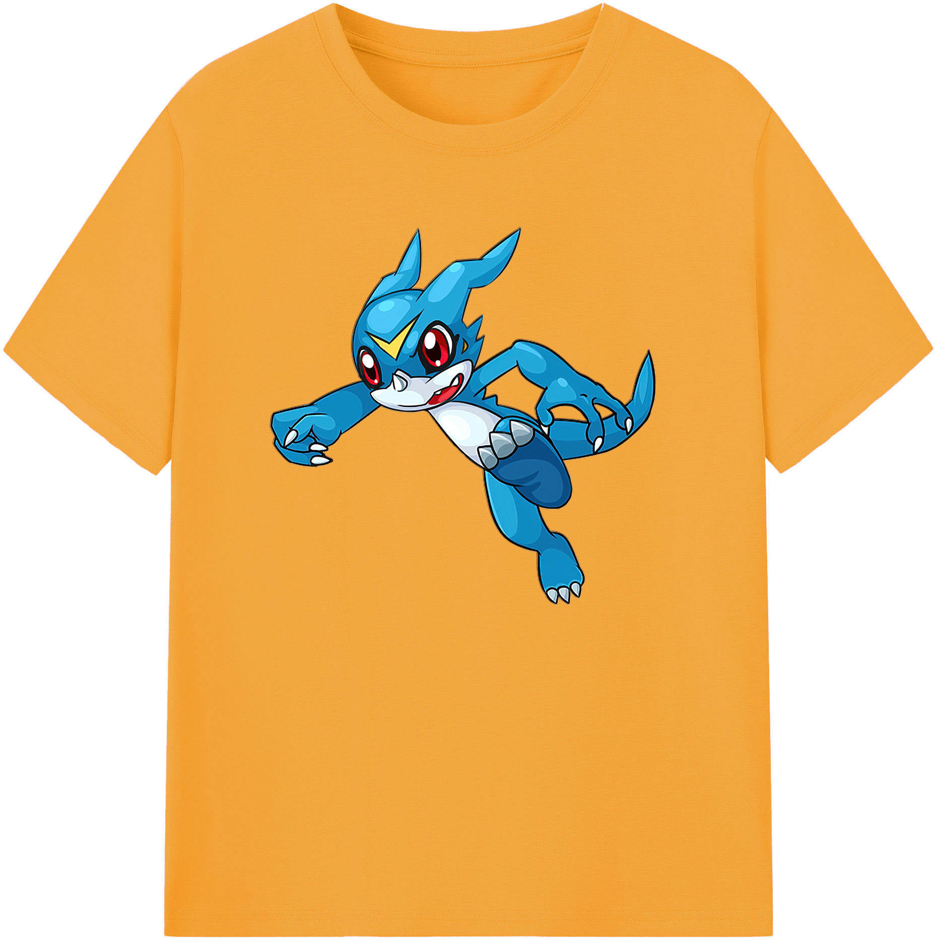 （画像用） Digimon デジタルモンスター/デジモン 綿100％ メンズ半袖Tシャツ｜肌触りやわらか＆通気性