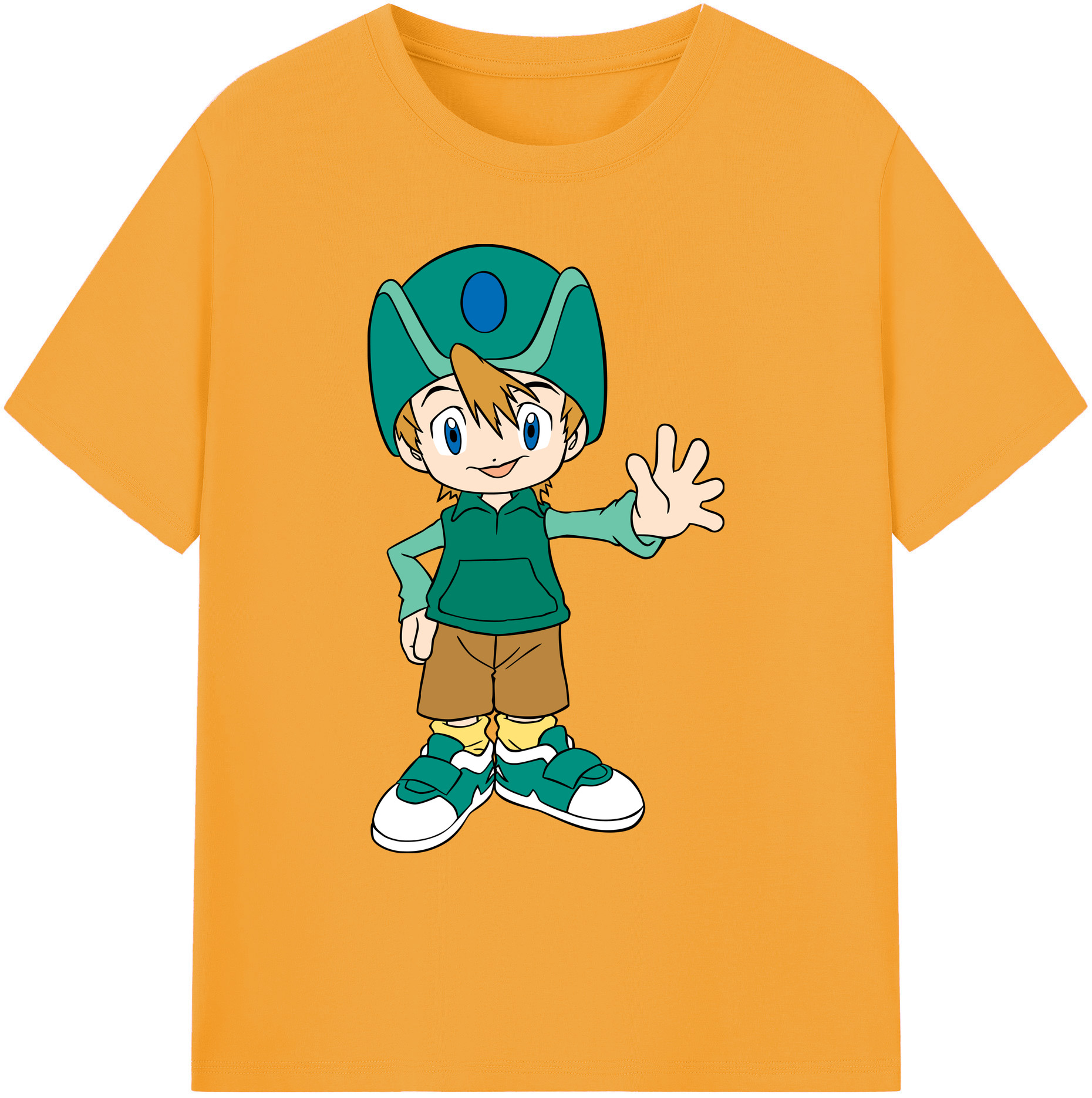 （画像用） Digimon デジタルモンスター/デジモン 綿100％ メンズ半袖Tシャツ｜肌触りやわらか＆通気性