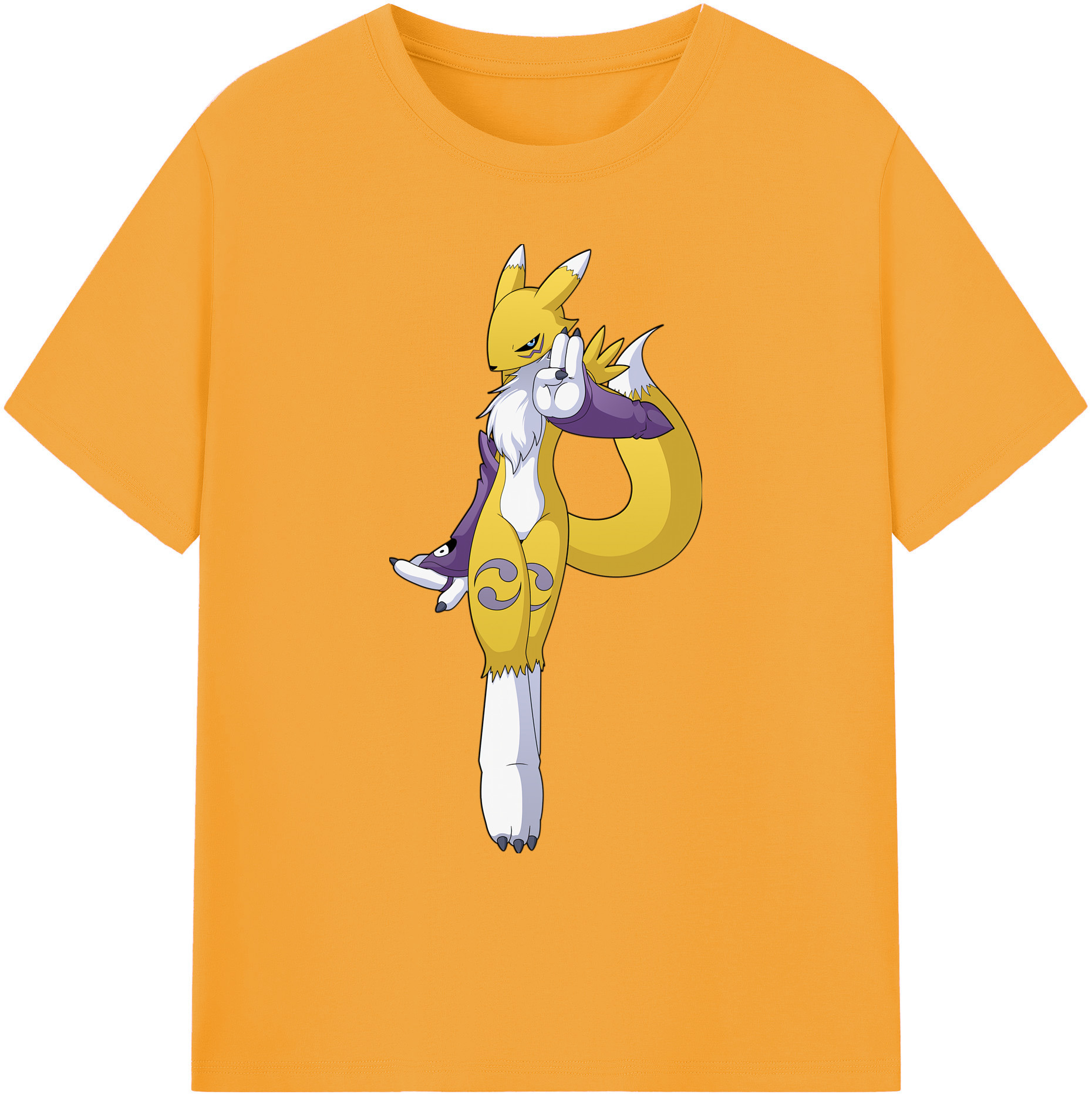 （画像用） Digimon デジタルモンスター/デジモン 綿100％ メンズ半袖Tシャツ｜肌触りやわらか＆通気性