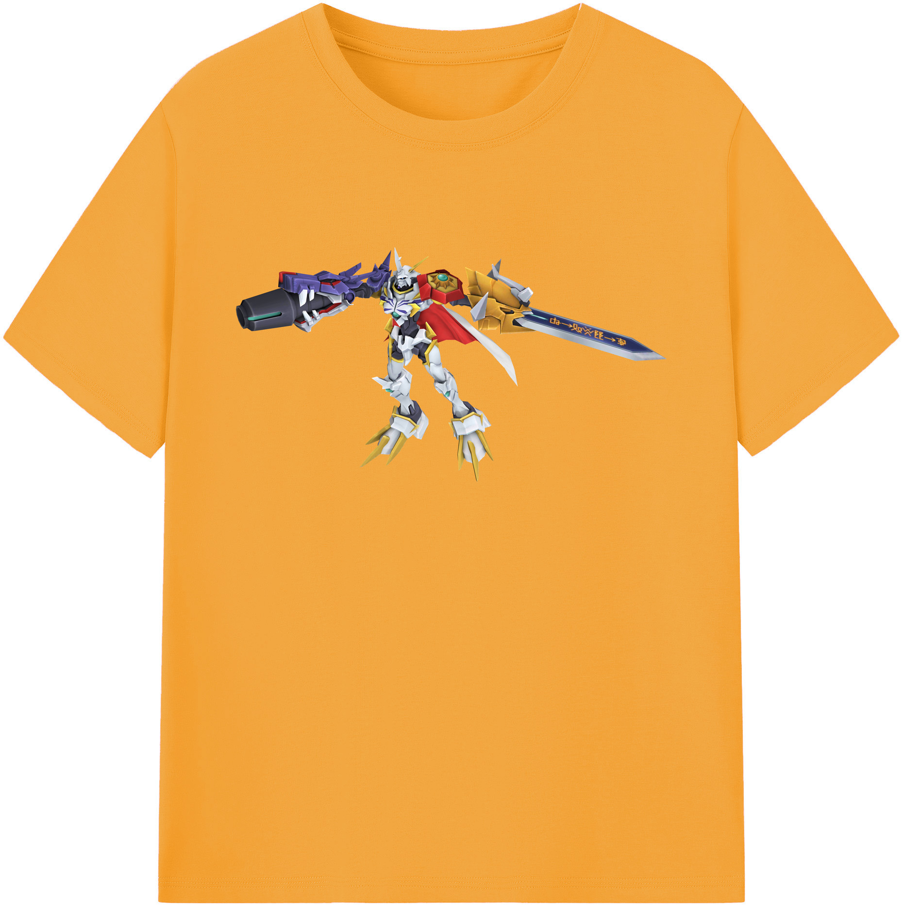 （画像用） Digimon デジタルモンスター/デジモン 綿100％ メンズ半袖Tシャツ｜肌触りやわらか＆通気性