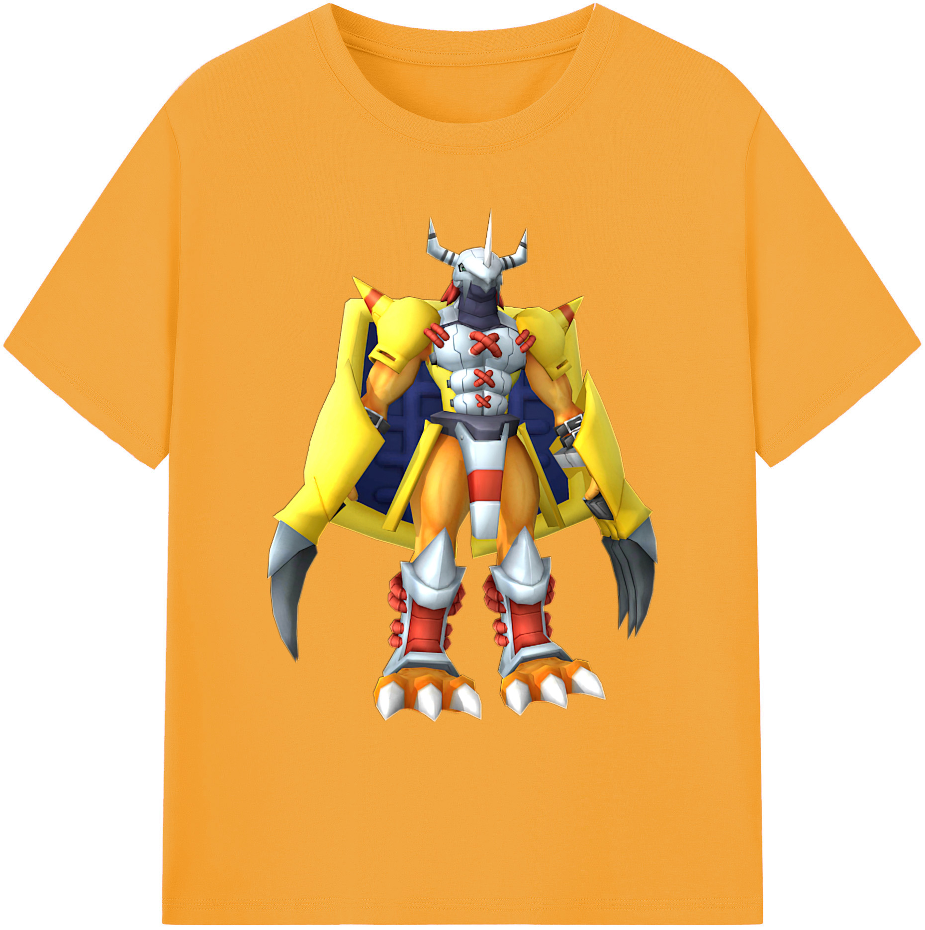（画像用） Digimon デジタルモンスター/デジモン 綿100％ メンズ半袖Tシャツ｜肌触りやわらか＆通気性