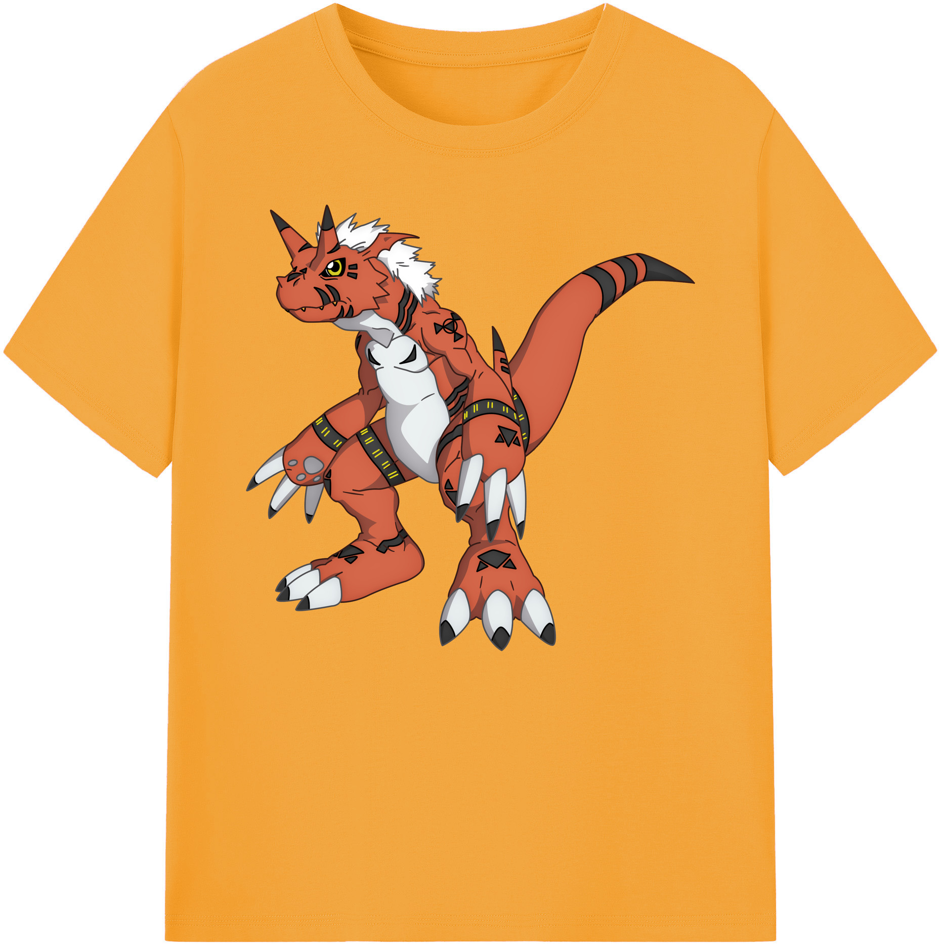 （画像用） Digimon デジタルモンスター/デジモン 綿100％ メンズ半袖Tシャツ｜肌触りやわらか＆通気性