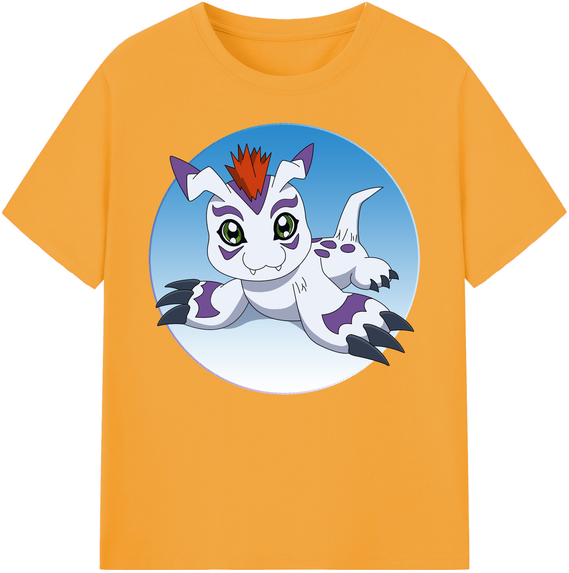 （画像用） Digimon デジタルモンスター/デジモン 綿100％ メンズ半袖Tシャツ｜肌触りやわらか＆通気性