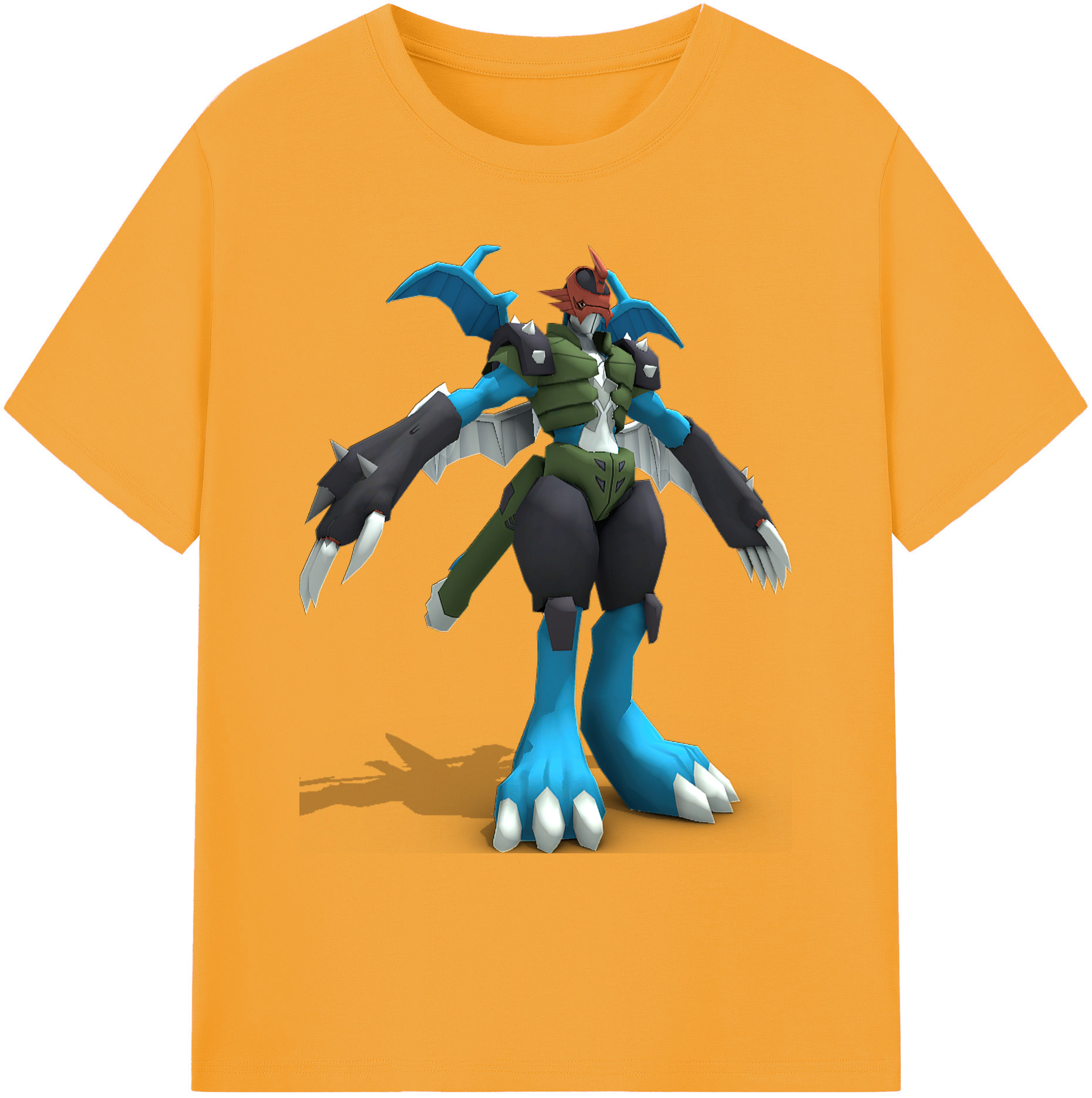 （画像用） Digimon デジタルモンスター/デジモン 綿100％ メンズ半袖Tシャツ｜肌触りやわらか＆通気性
