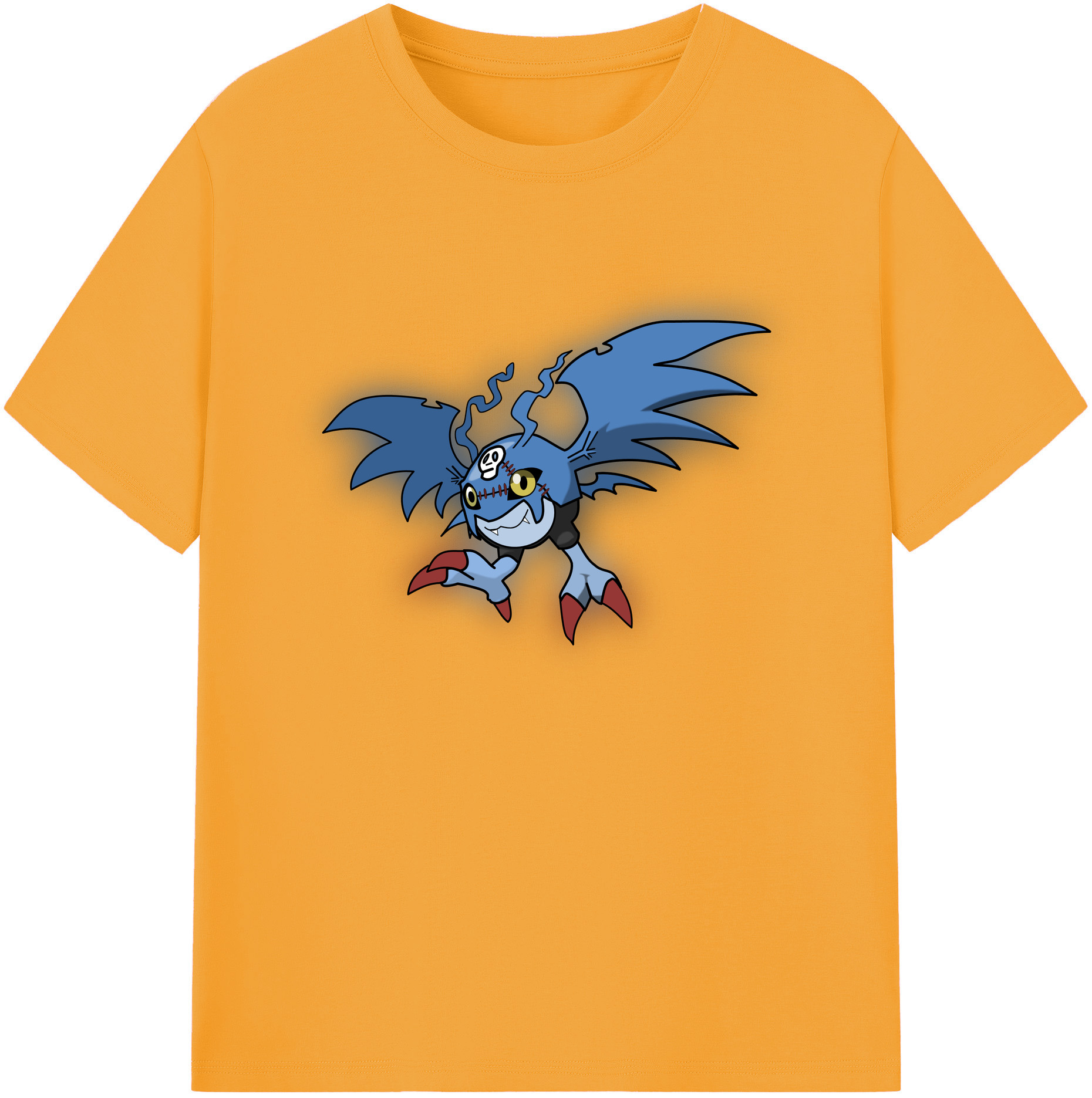 （画像用） Digimon デジタルモンスター/デジモン 綿100％ メンズ半袖Tシャツ｜肌触りやわらか＆通気性