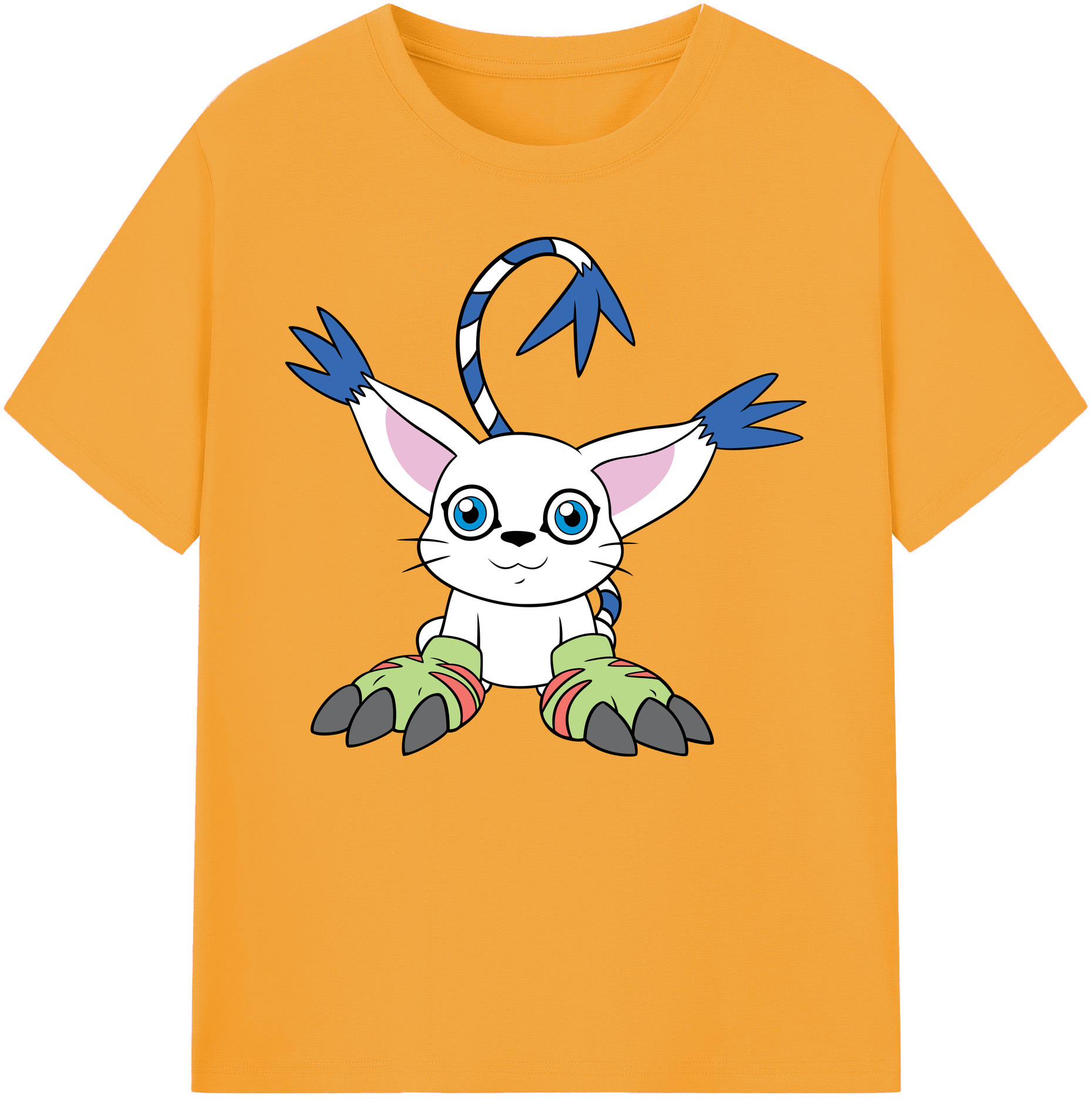 （画像用） Digimon デジタルモンスター/デジモン 綿100％ メンズ半袖Tシャツ｜肌触りやわらか＆通気性