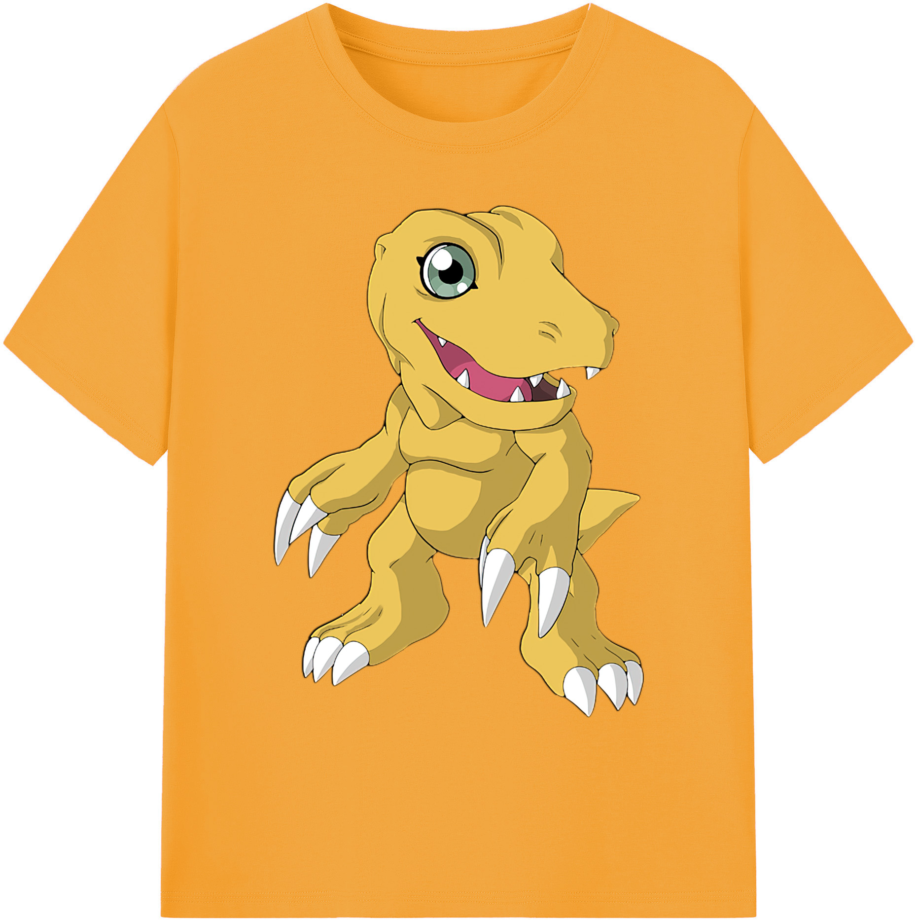 （画像用） Digimon デジタルモンスター/デジモン 綿100％ メンズ半袖Tシャツ｜肌触りやわらか＆通気性