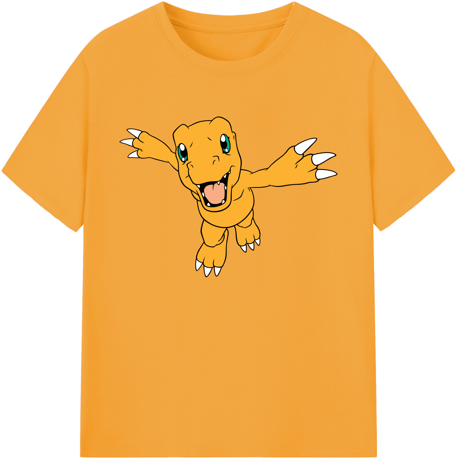 （画像用） Digimon デジタルモンスター/デジモン 綿100％ メンズ半袖Tシャツ｜肌触りやわらか＆通気性