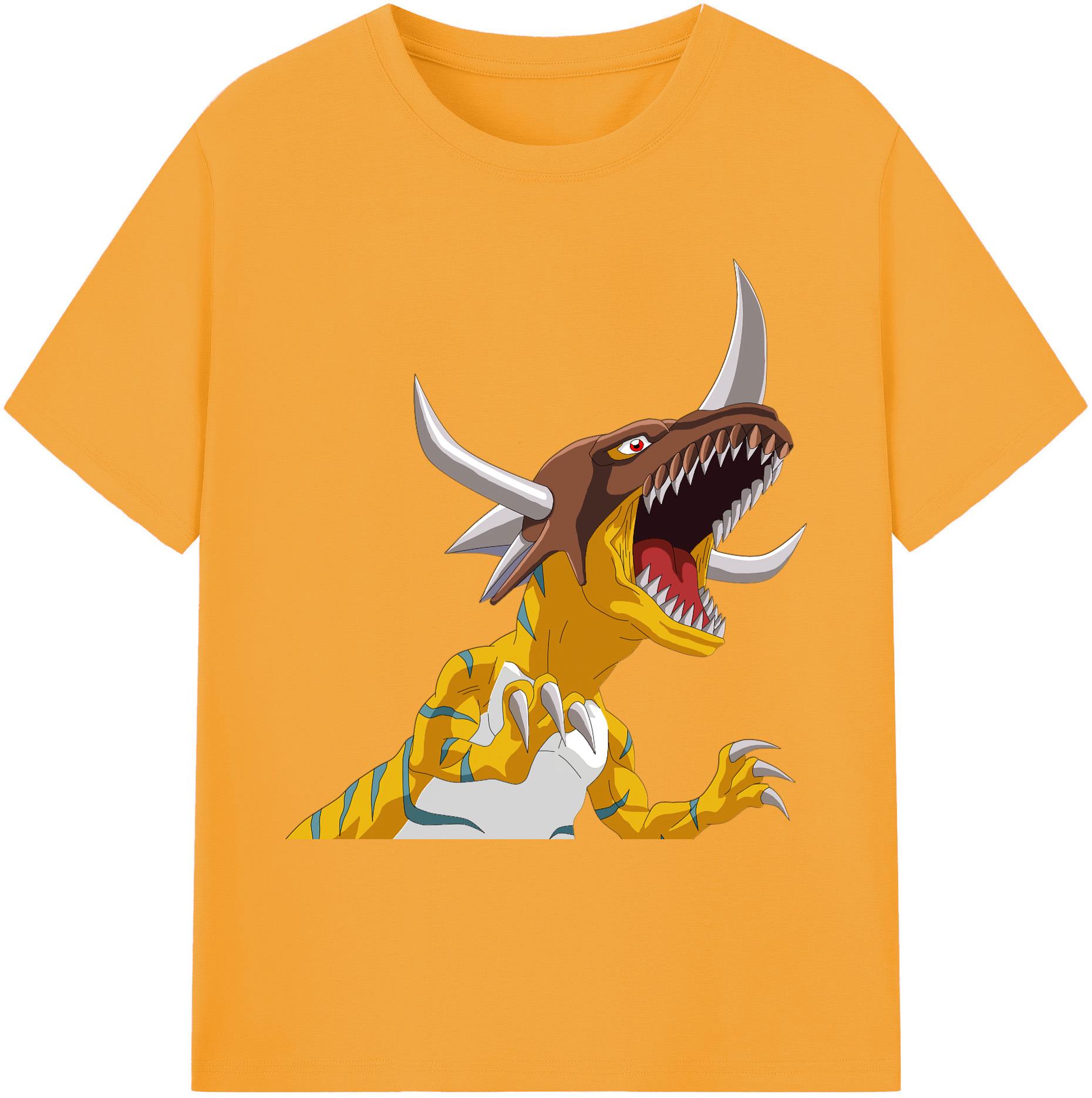 （画像用） Digimon デジタルモンスター/デジモン 綿100％ メンズ半袖Tシャツ｜肌触りやわらか＆通気性