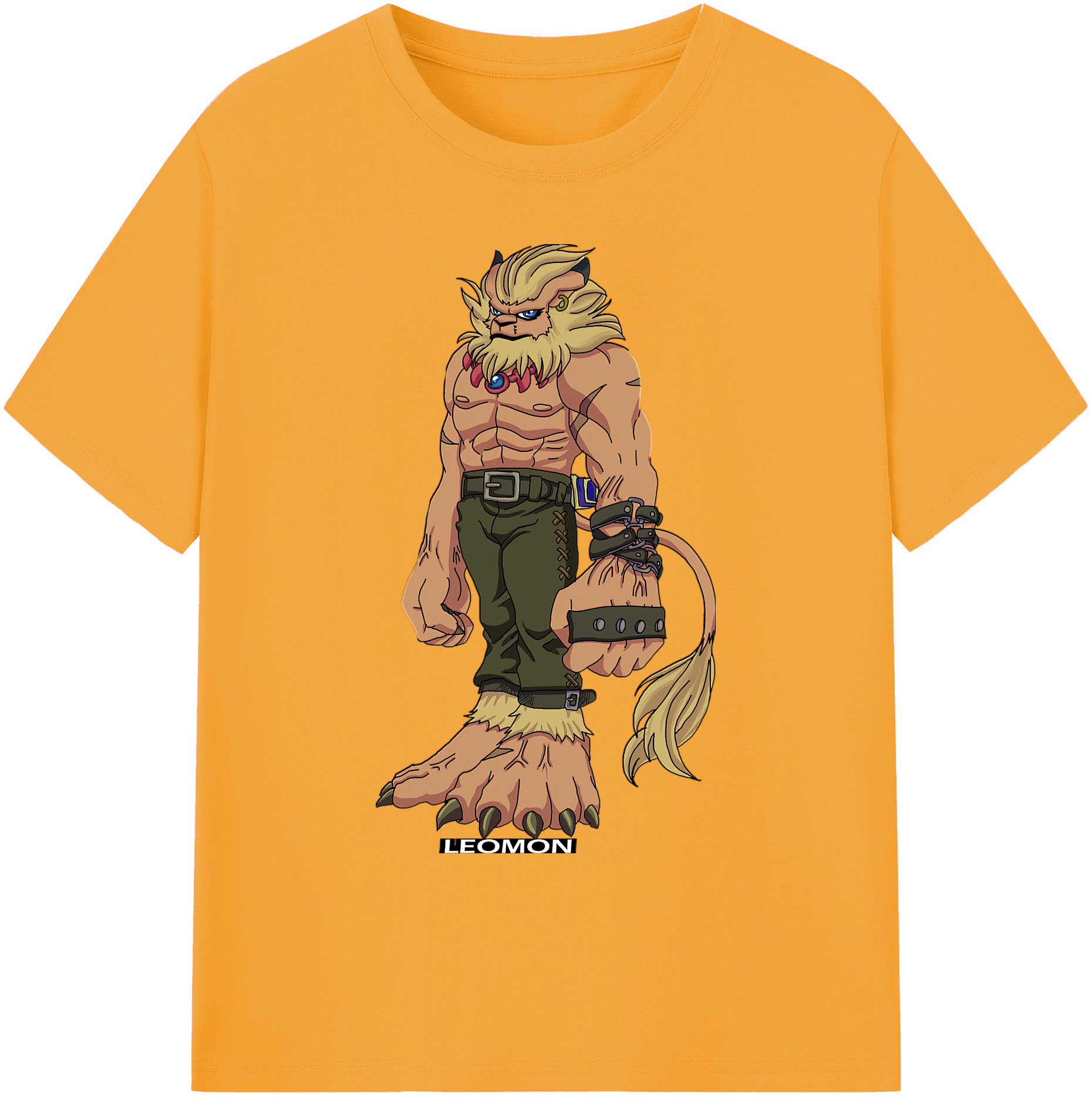 （画像用） Digimon デジタルモンスター/デジモン 綿100％ メンズ半袖Tシャツ｜肌触りやわらか＆通気性