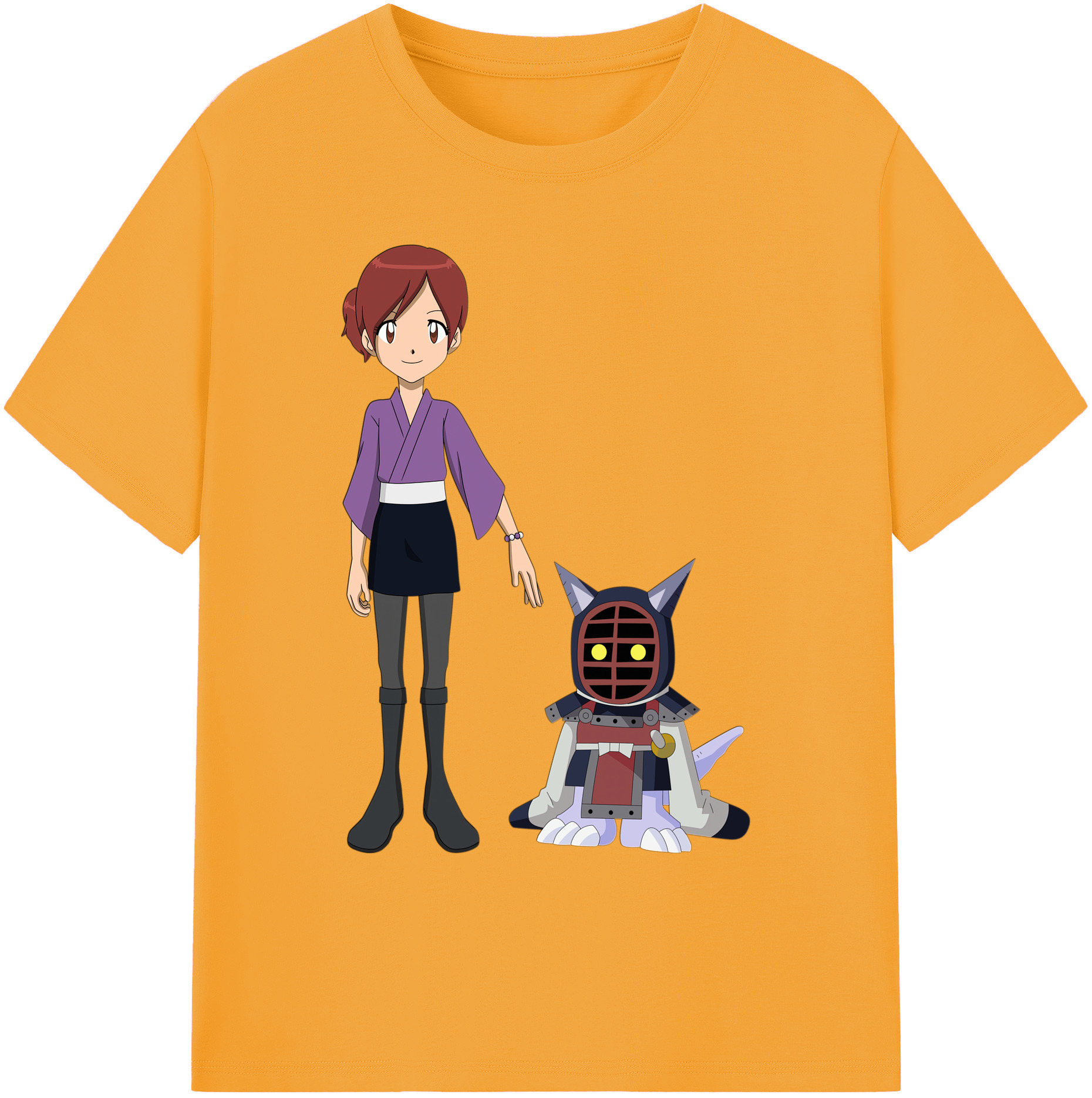 （画像用） Digimon デジタルモンスター/デジモン 綿100％ メンズ半袖Tシャツ｜肌触りやわらか＆通気性