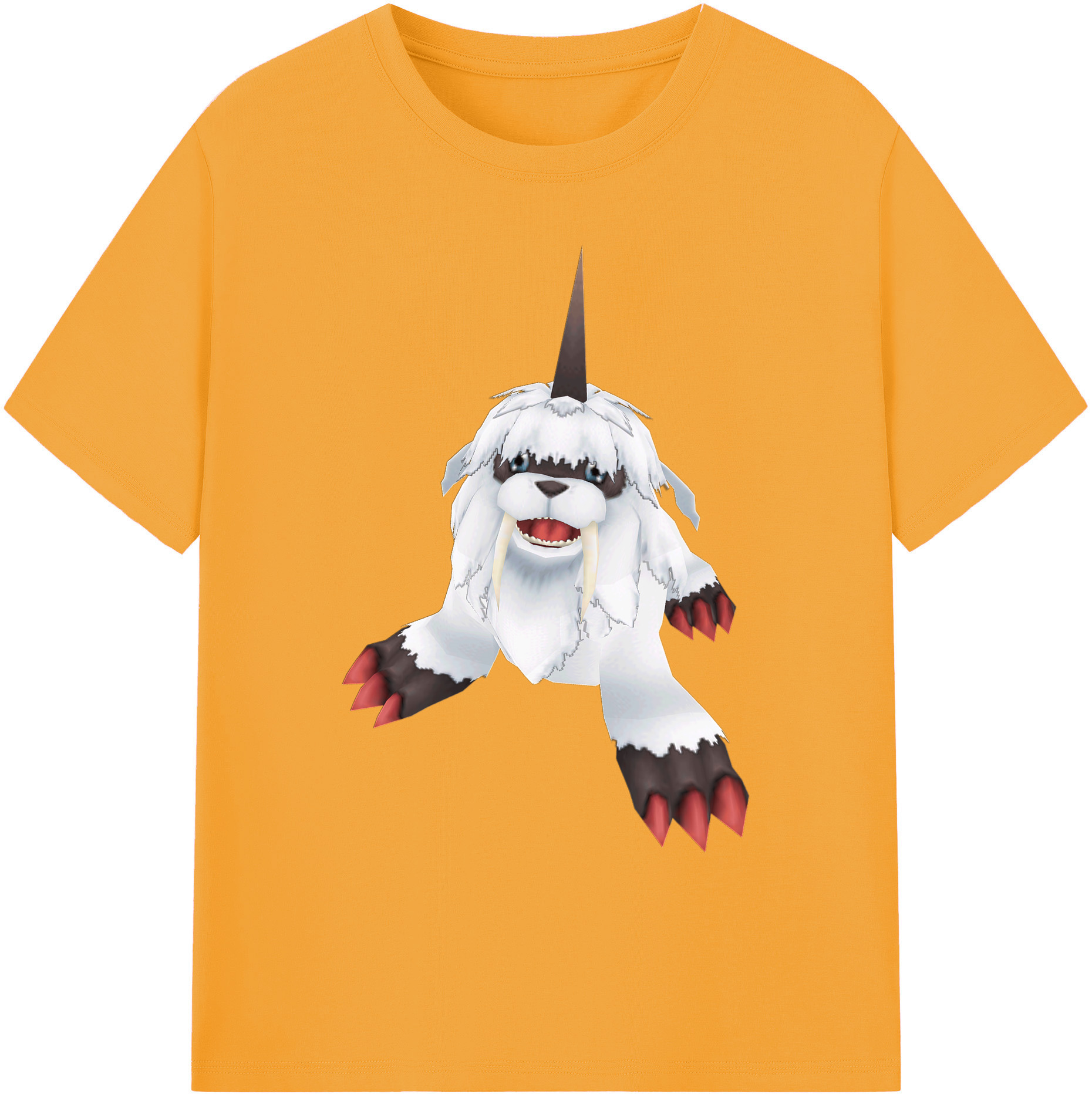 （画像用） Digimon デジタルモンスター/デジモン 綿100％ メンズ半袖Tシャツ｜肌触りやわらか＆通気性