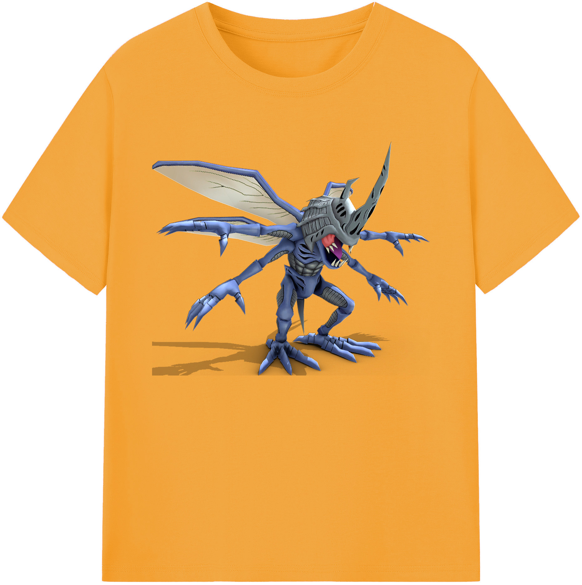 （画像用） Digimon デジタルモンスター/デジモン 綿100％ メンズ半袖Tシャツ｜肌触りやわらか＆通気性