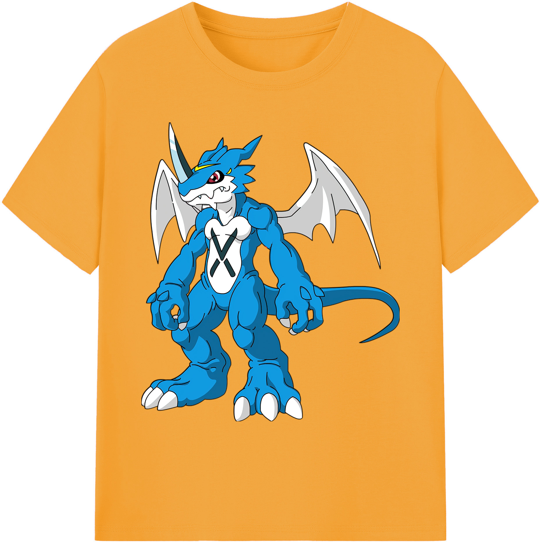 （画像用） Digimon デジタルモンスター/デジモン 綿100％ メンズ半袖Tシャツ｜肌触りやわらか＆通気性