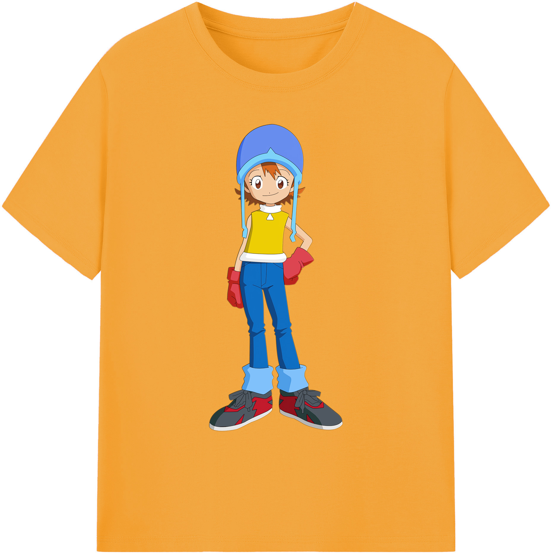 （画像用） Digimon デジタルモンスター/デジモン 綿100％ メンズ半袖Tシャツ｜肌触りやわらか＆通気性