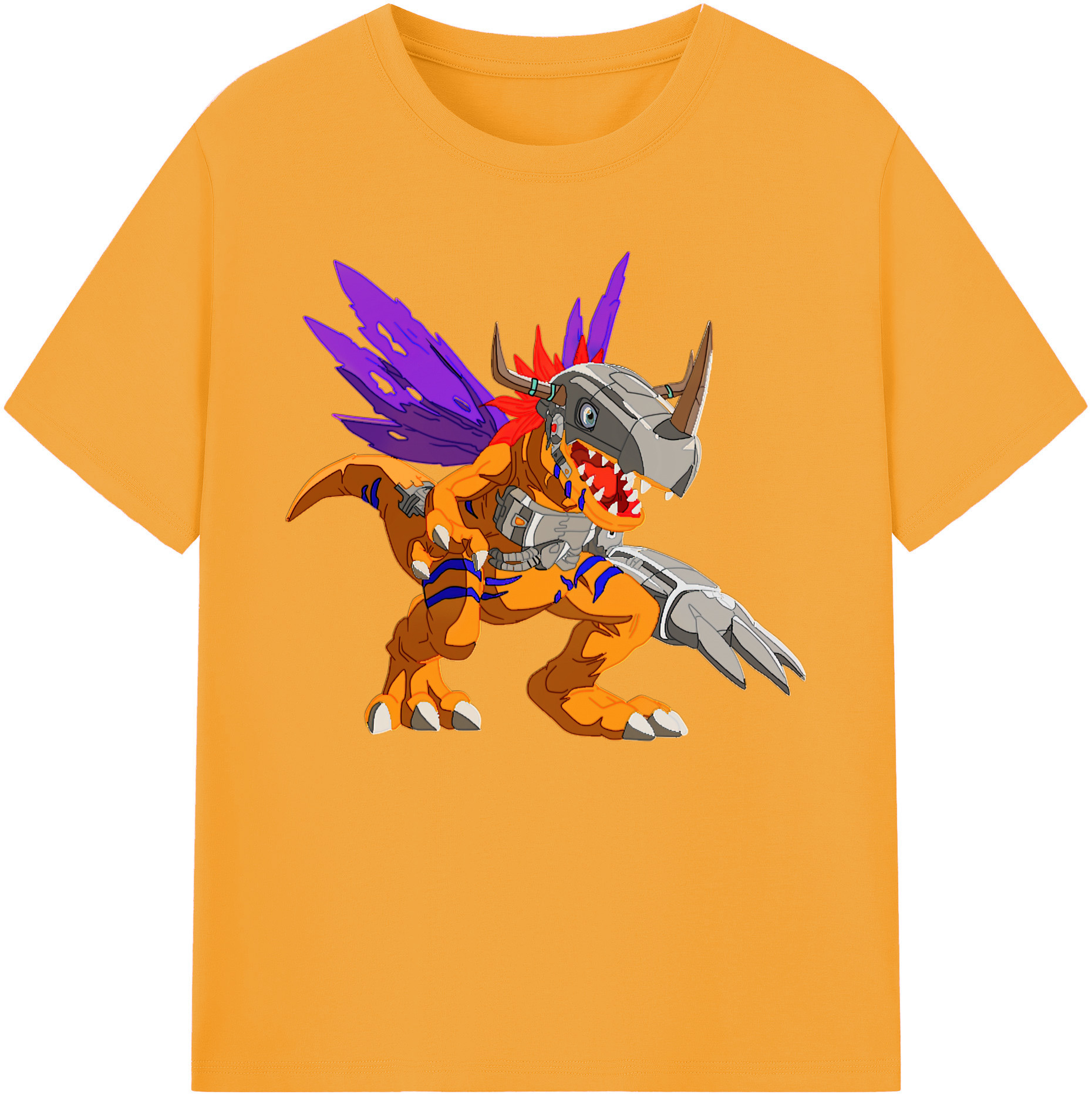 （画像用） Digimon デジタルモンスター/デジモン 綿100％ メンズ半袖Tシャツ｜肌触りやわらか＆通気性