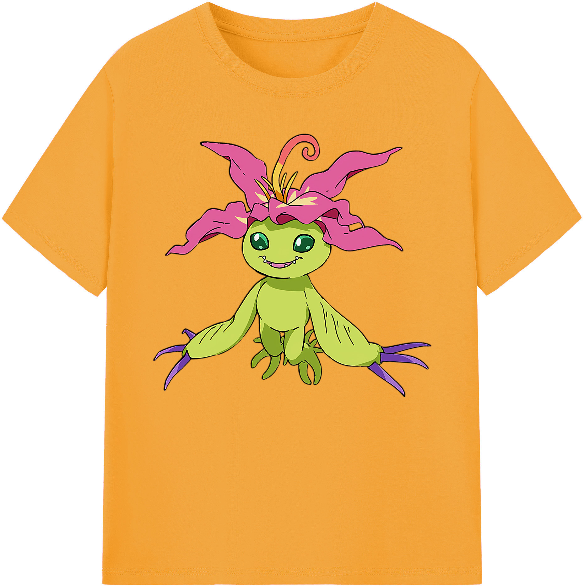 （画像用） Digimon デジタルモンスター/デジモン 綿100％ メンズ半袖Tシャツ｜肌触りやわらか＆通気性