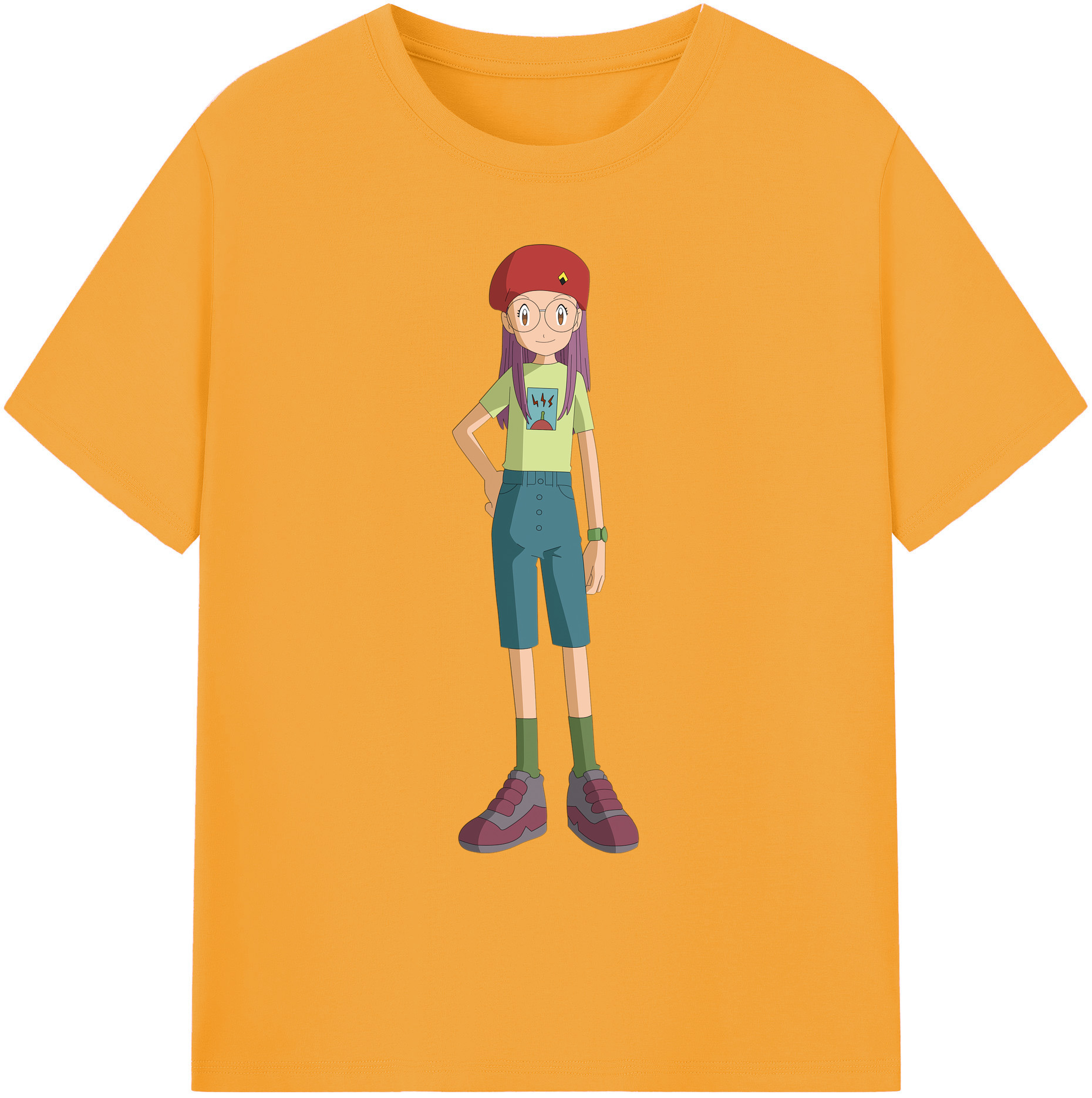 （画像用） Digimon デジタルモンスター/デジモン 綿100％ メンズ半袖Tシャツ｜肌触りやわらか＆通気性