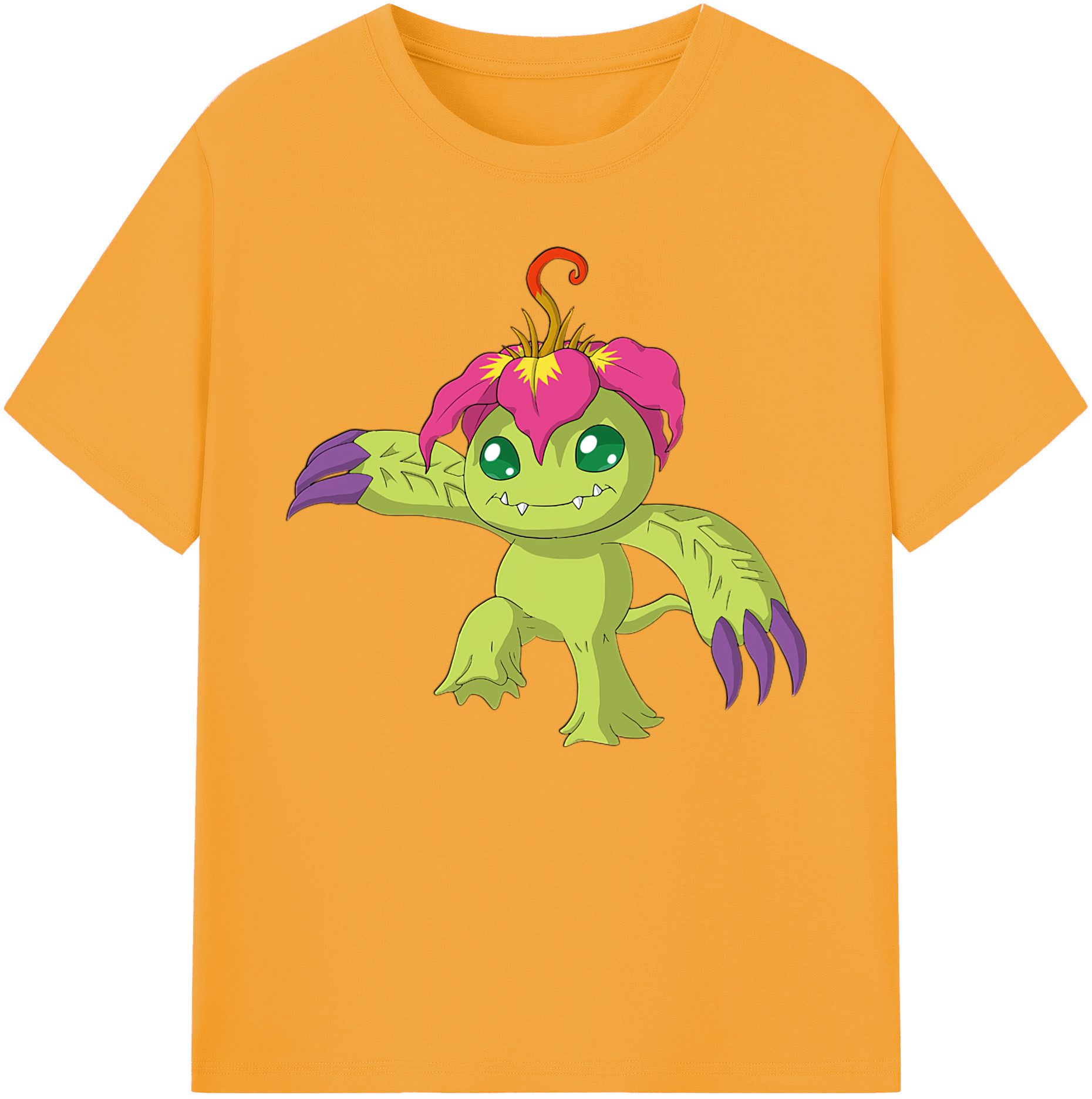 （画像用） Digimon デジタルモンスター/デジモン 綿100％ メンズ半袖Tシャツ｜肌触りやわらか＆通気性