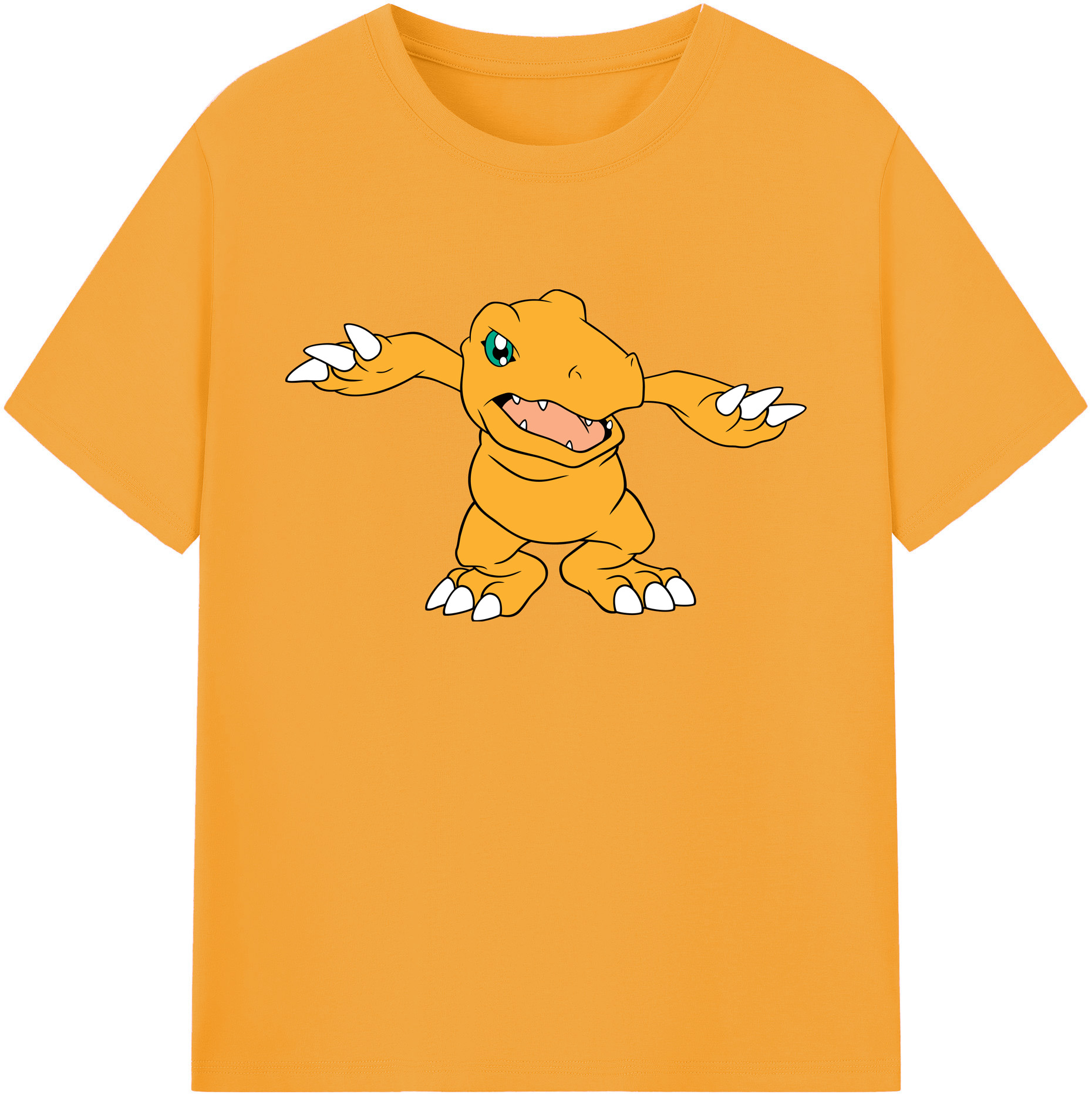 （画像用） Digimon デジタルモンスター/デジモン 綿100％ メンズ半袖Tシャツ｜肌触りやわらか＆通気性