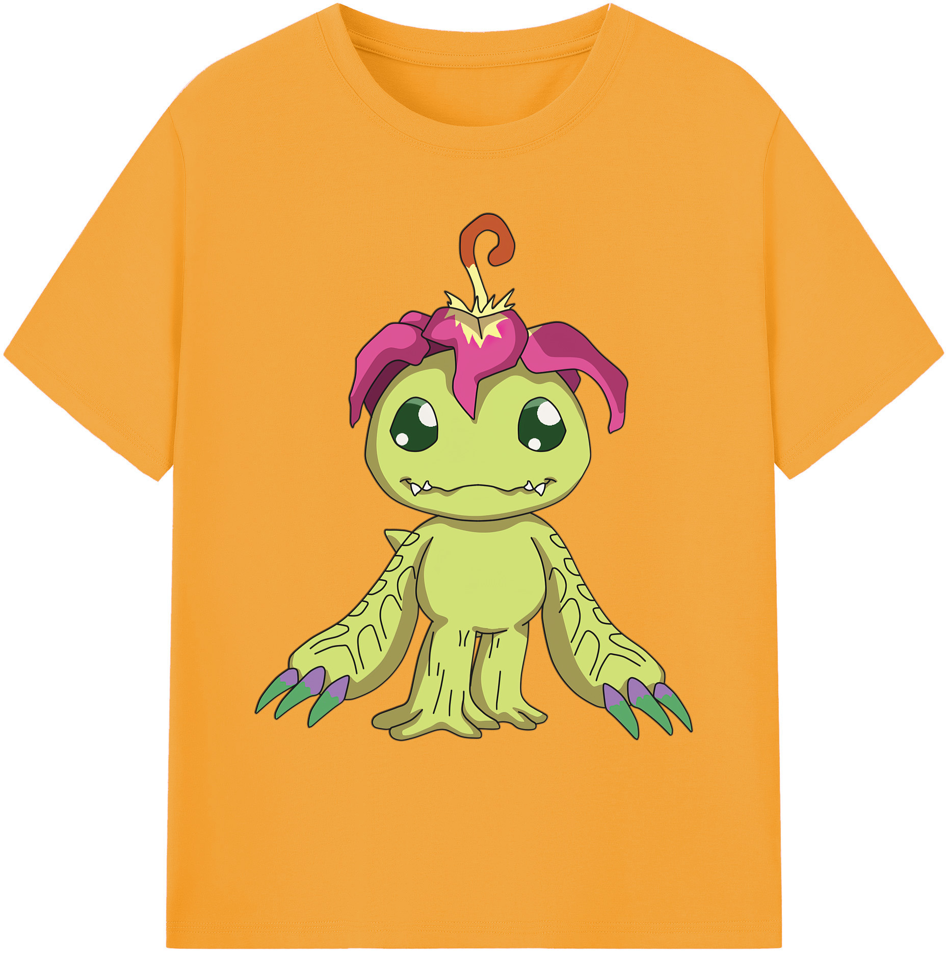 （画像用） Digimon デジタルモンスター/デジモン 綿100％ メンズ半袖Tシャツ｜肌触りやわらか＆通気性