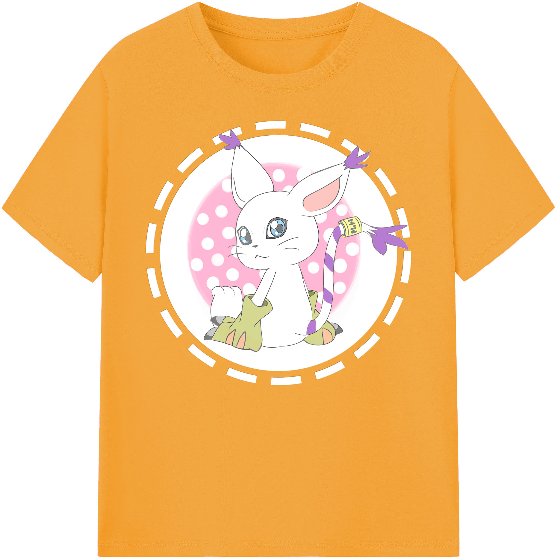 （画像用） Digimon デジタルモンスター/デジモン 綿100％ メンズ半袖Tシャツ｜肌触りやわらか＆通気性